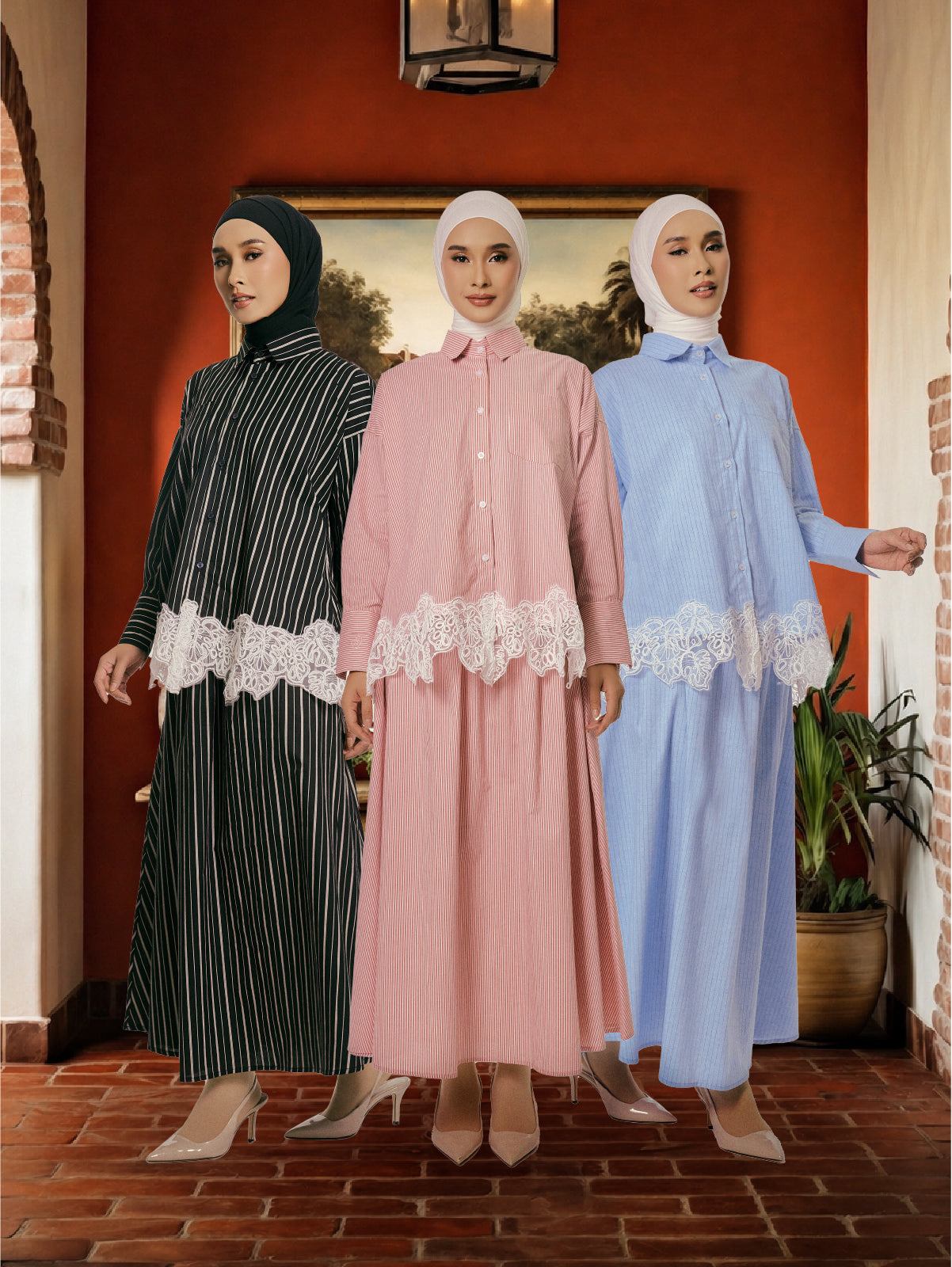 THE APRIL STRIPE SET