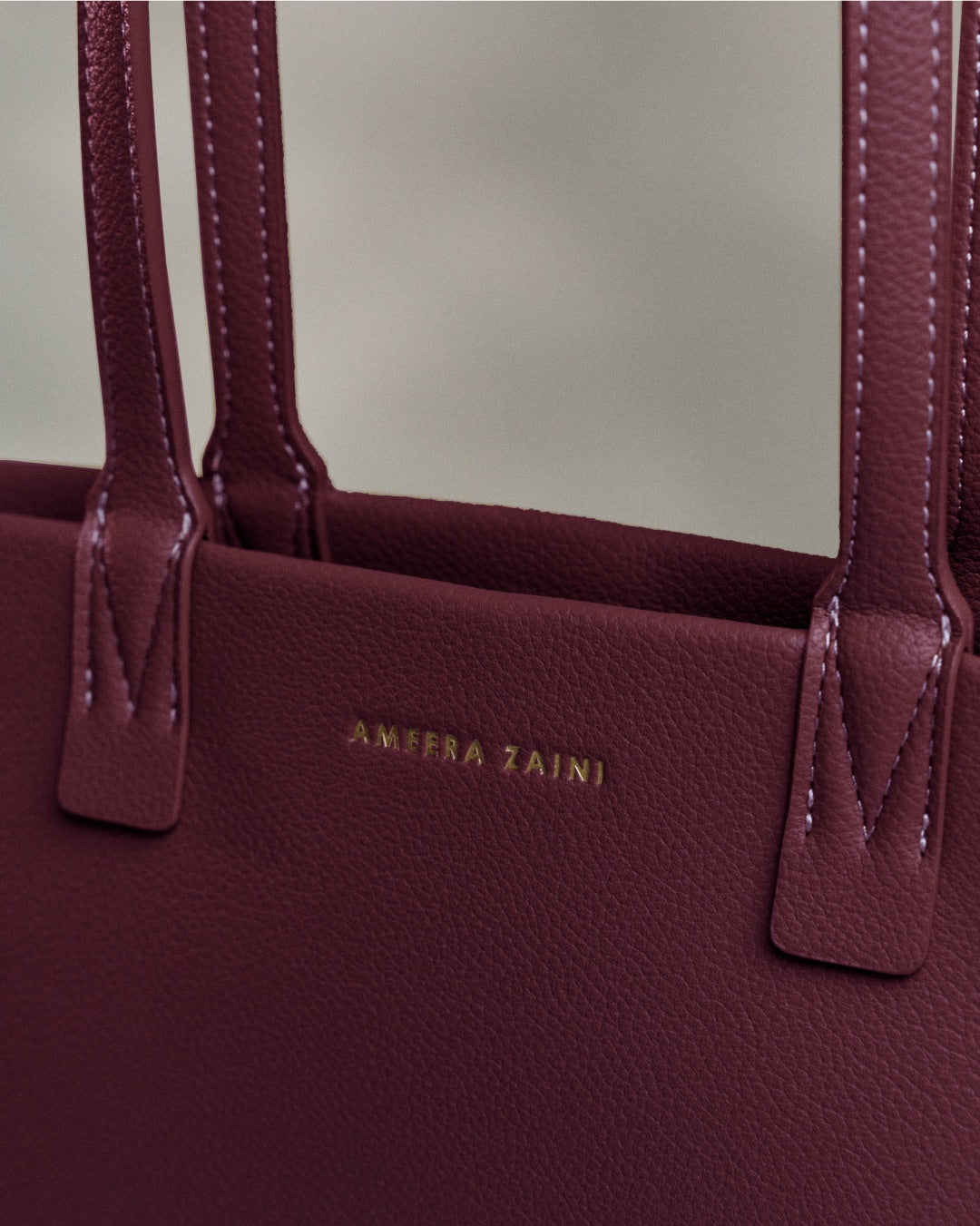 MULA MINI TOTE BAG BURGUNDY
