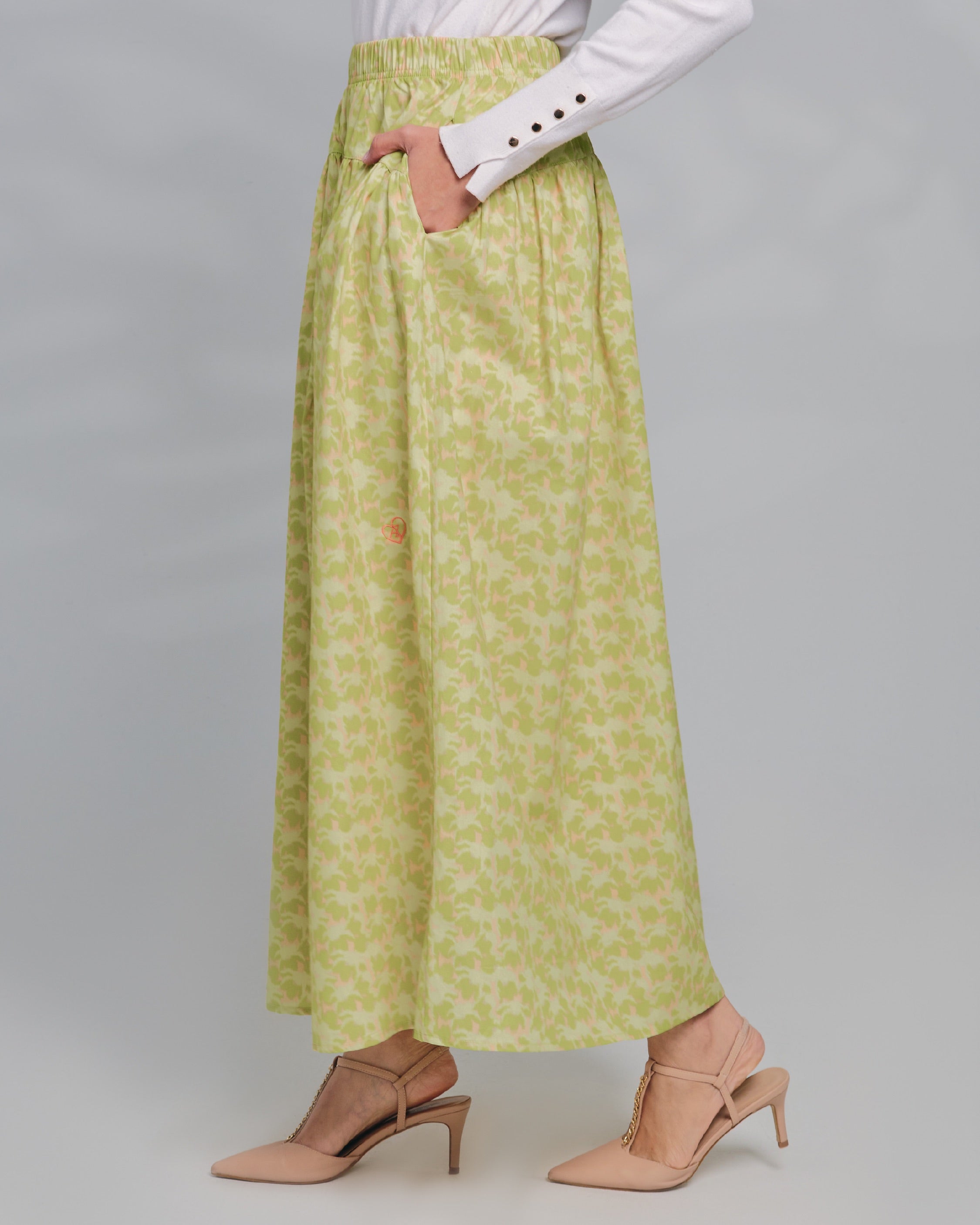 WANDERBLOOM SKIRT CITRUS