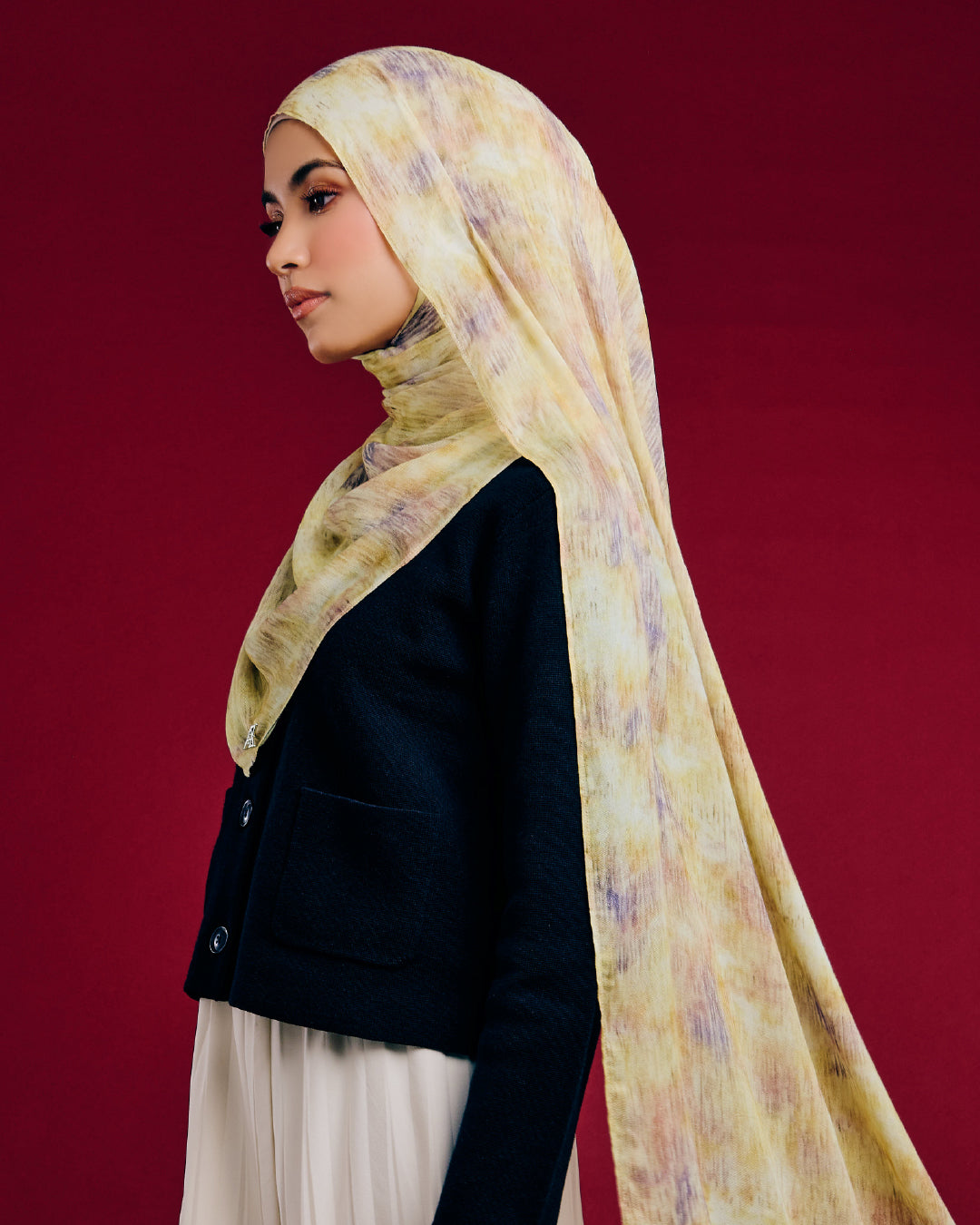 AZ ARBI MODAL SHAWL FLEUR