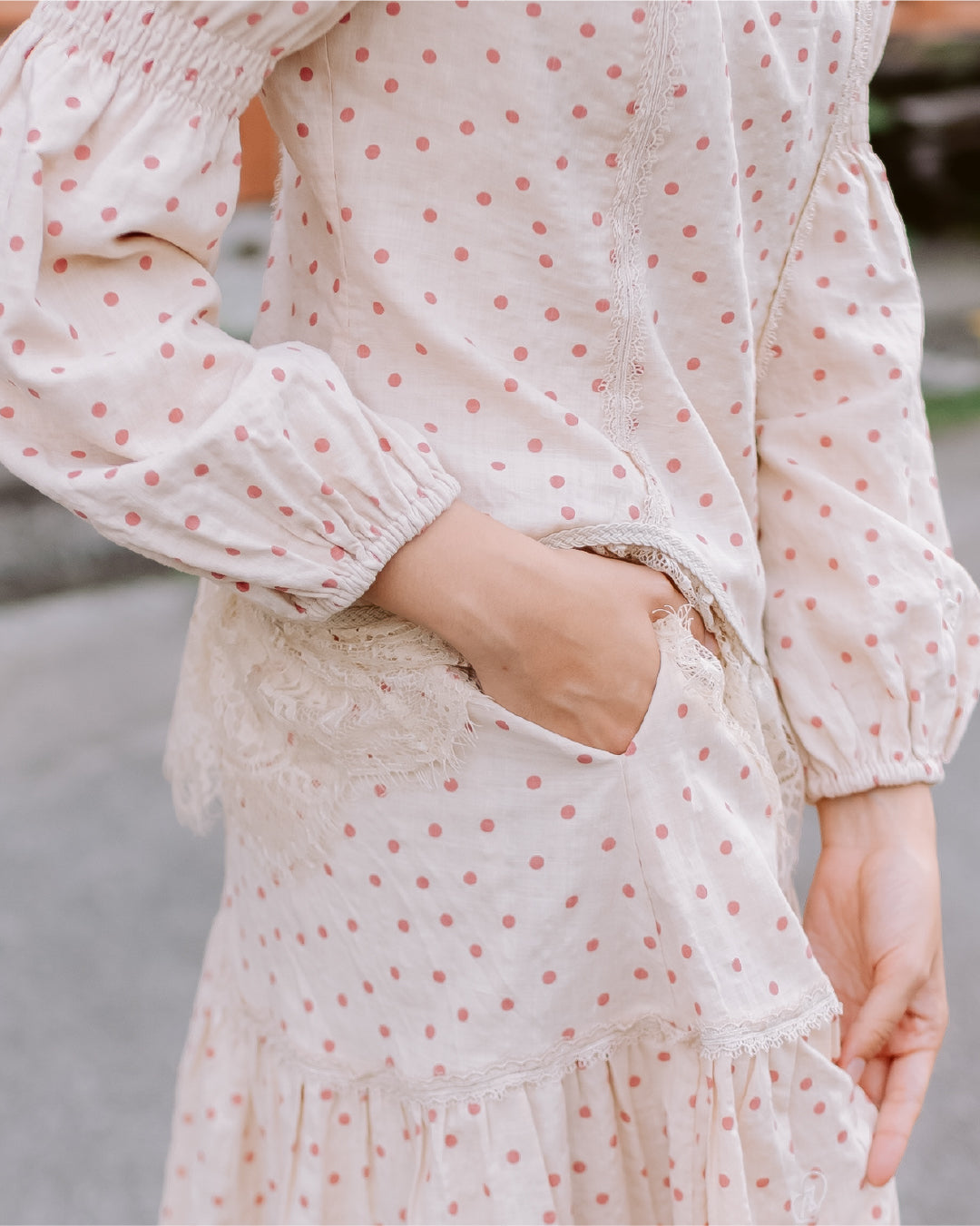 THE CHIC DOTS : CHIC SET - BLUSHBERRY LACE