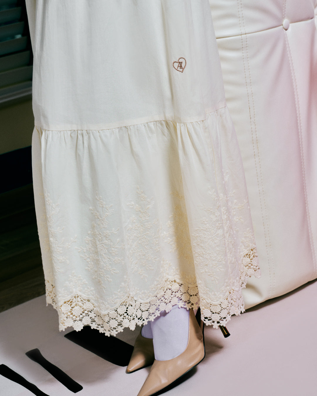 AZ PLAIN SKIRT CLOUD GATHER