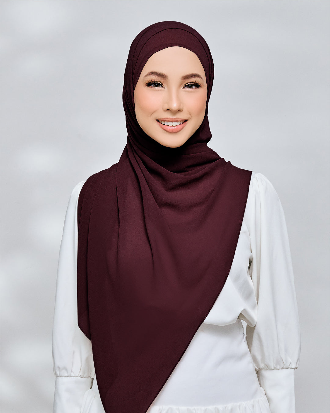 AZ IVY SHAWL 3.0 BURGUNDY
