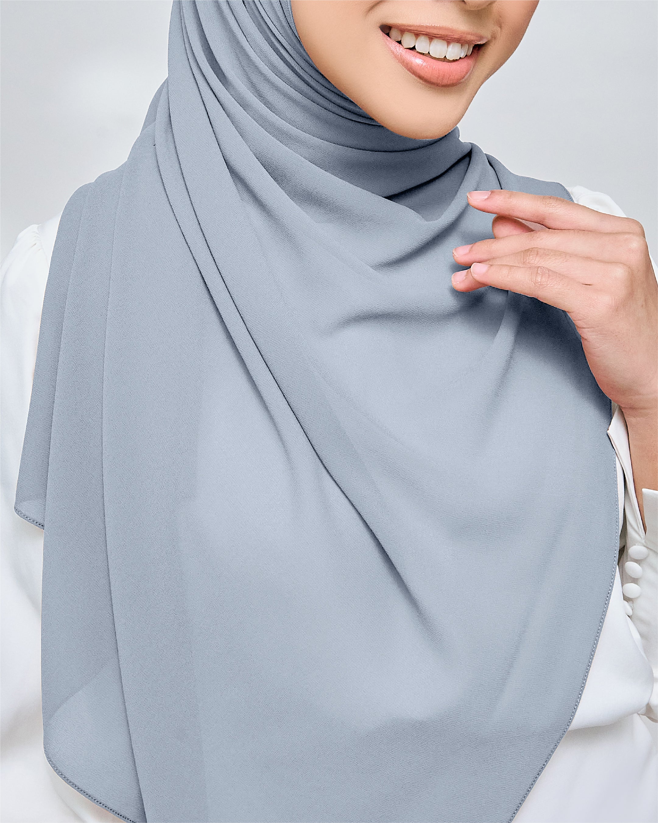 AZ IVY SHAWL NEW BABY BLUE
