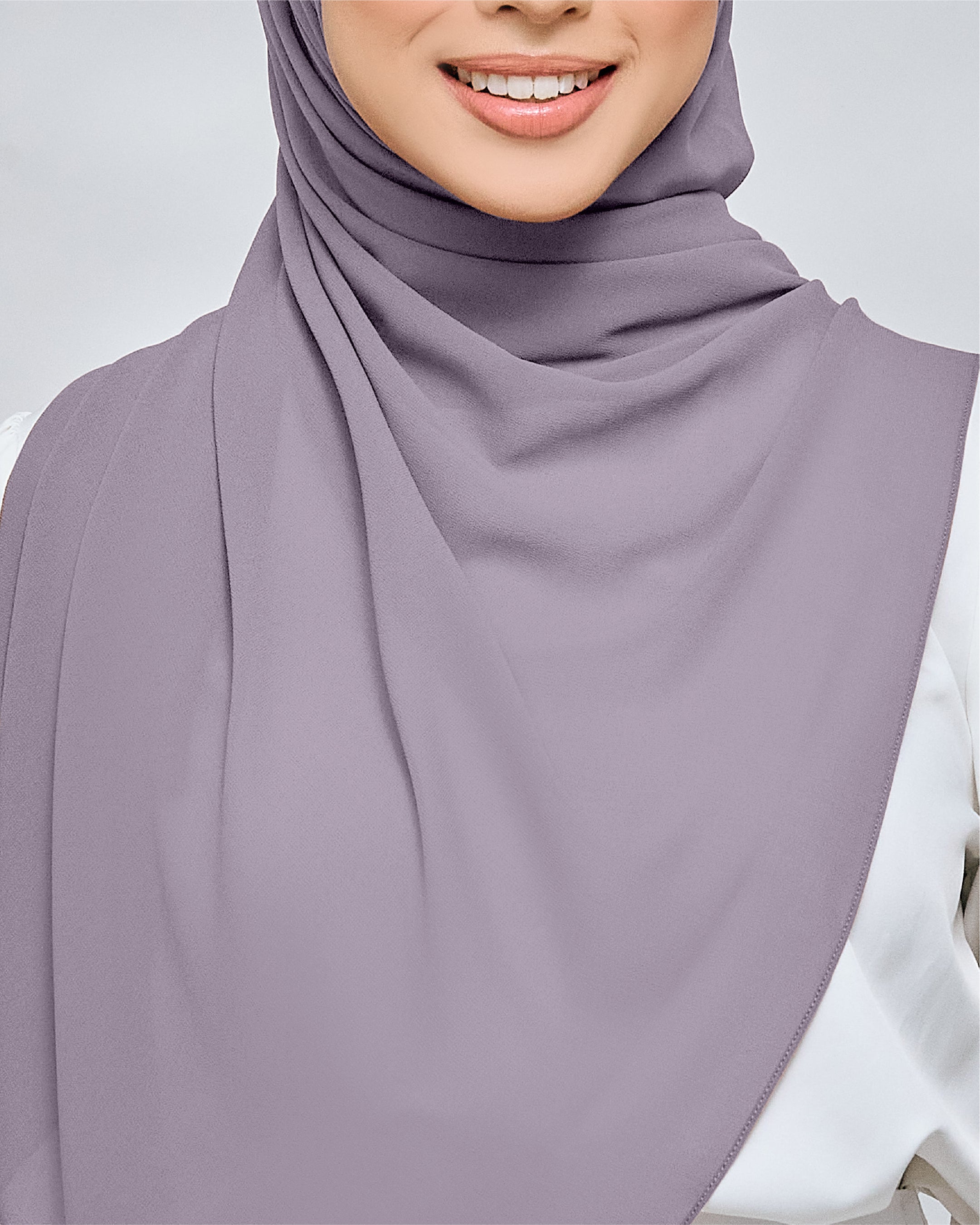 AZ IVY SHAWL NEW FADED PURPLE