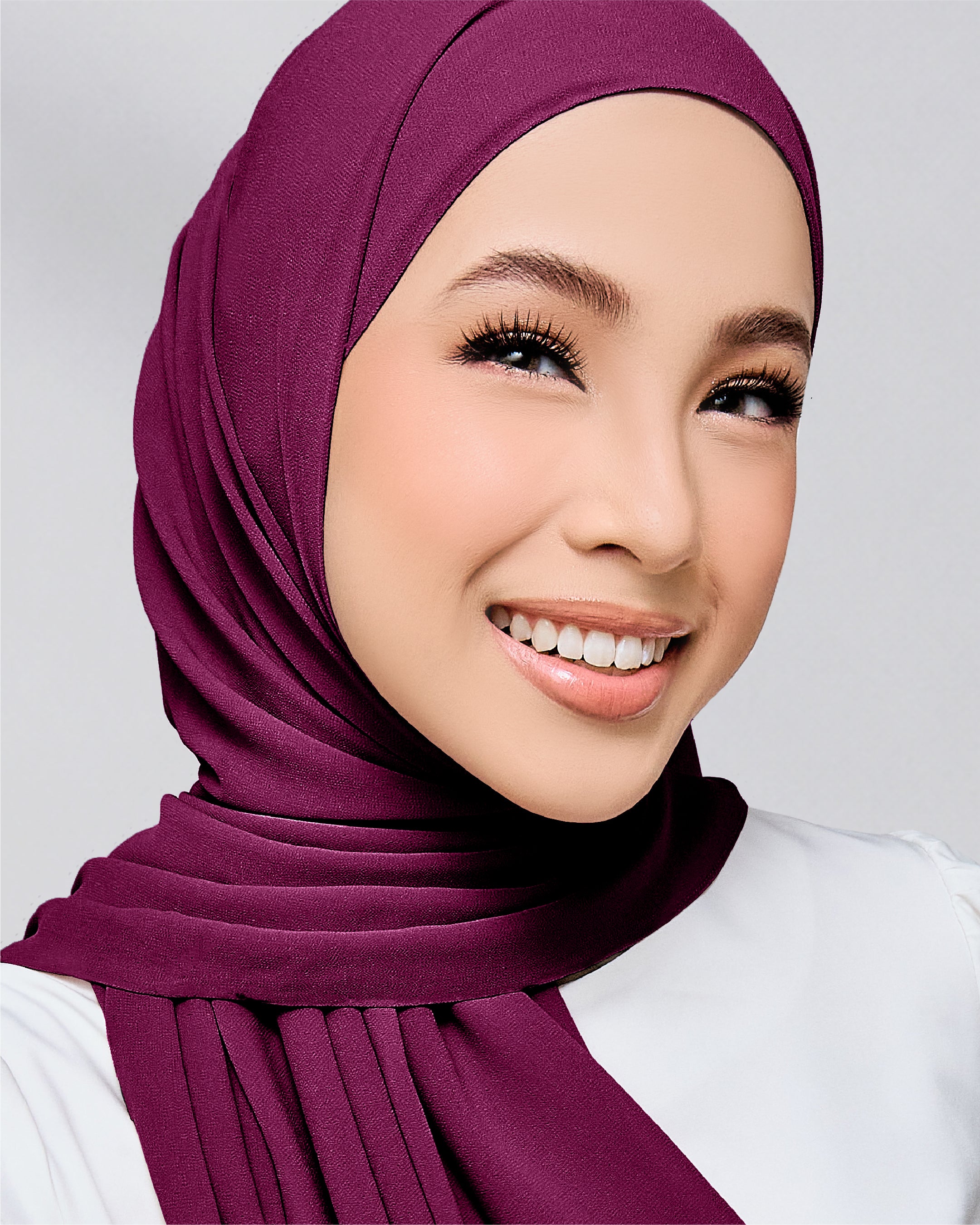 AZ IVY SHAWL NEW MAGENTA