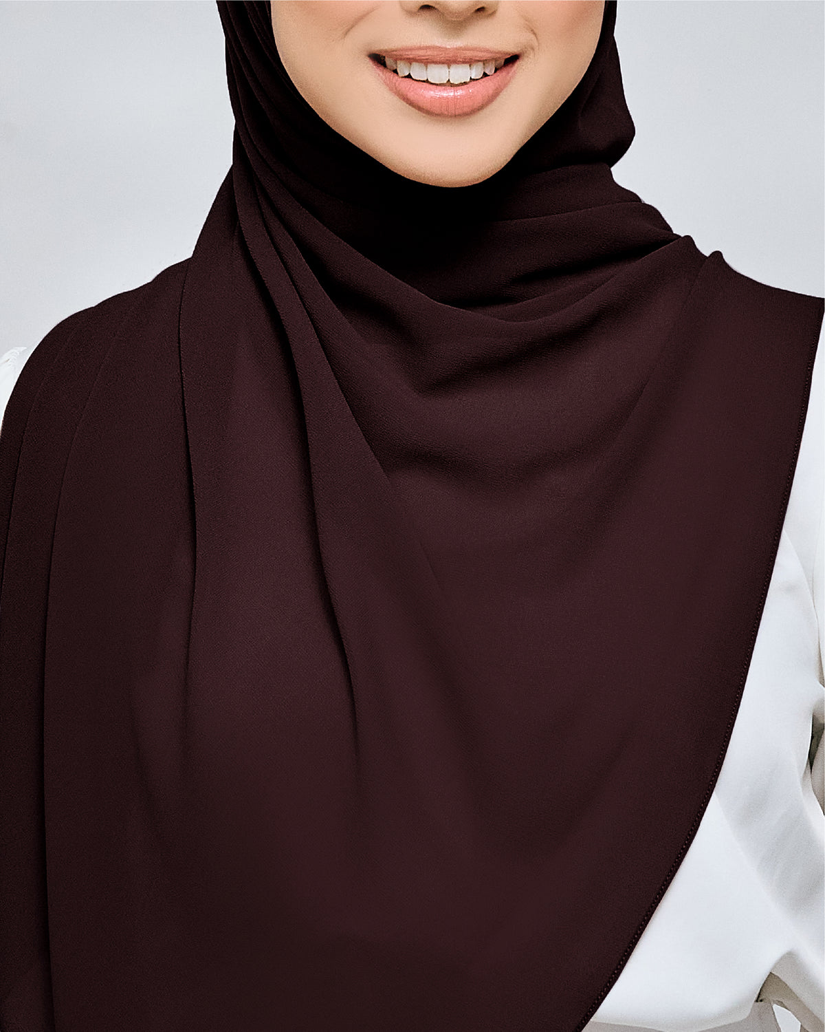 AZ IVY SHAWL NEW RICH BROWN
