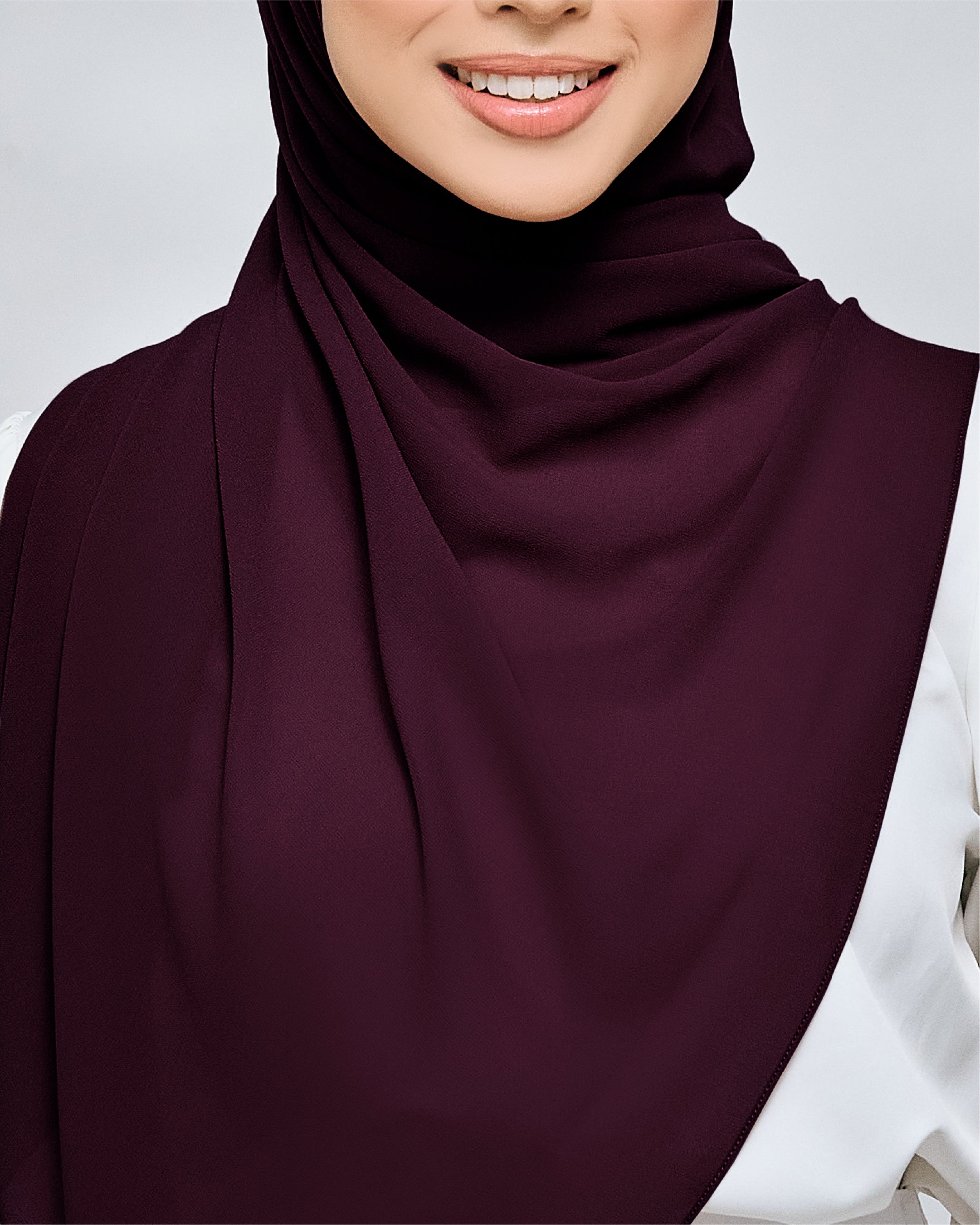 AZ IVY SHAWL NEW WINE