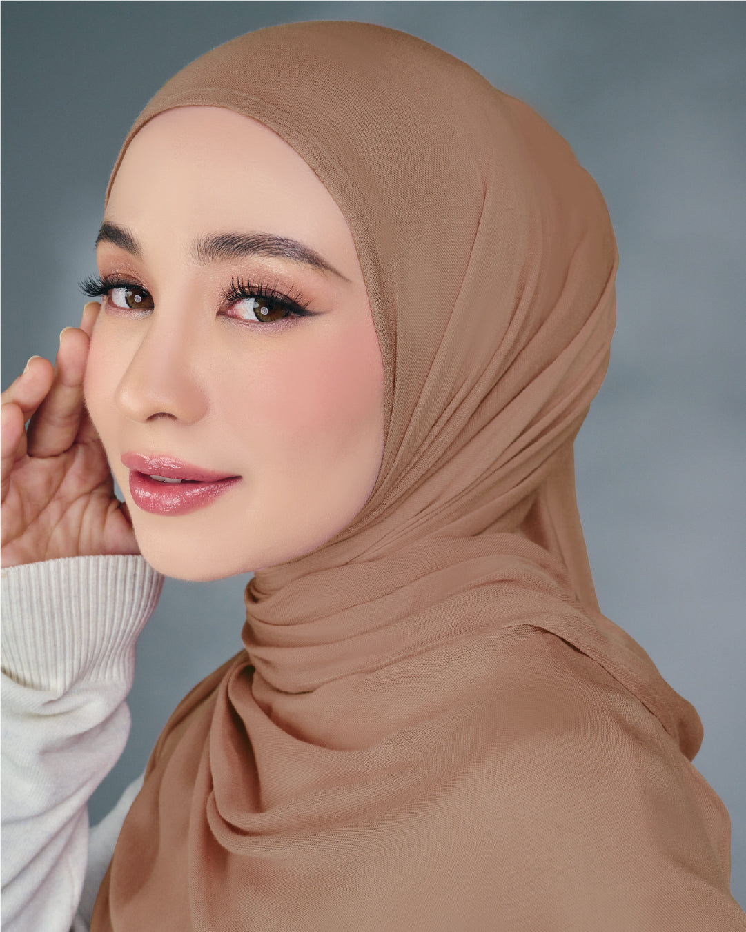 AZ NYNA SHAWL CARAMEL