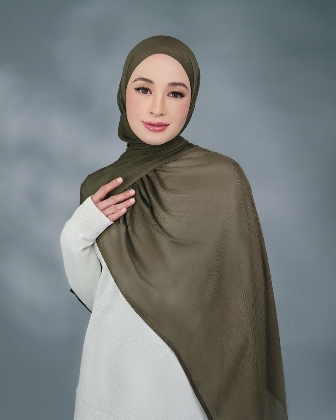 AZ NYNA SHAWL OLIVE