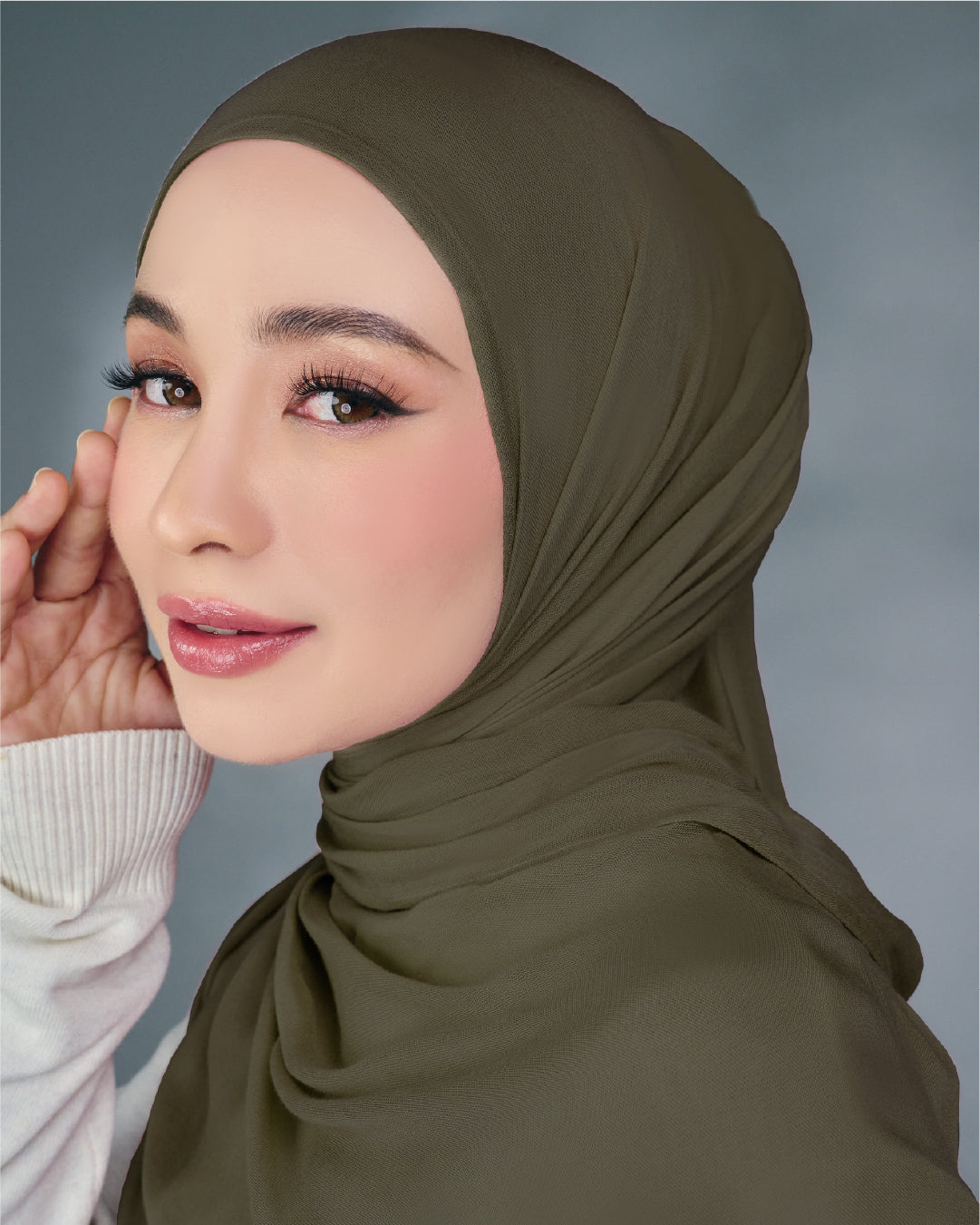 AZ NYNA SHAWL OLIVE
