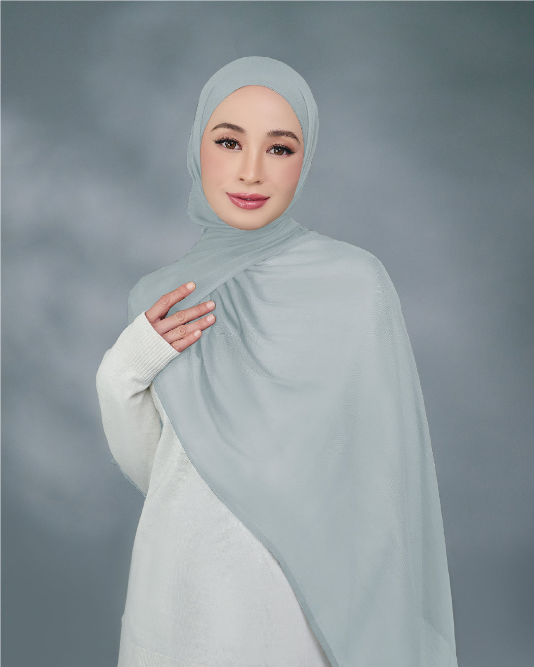 AZ NYNA SHAWL SKY BLUE