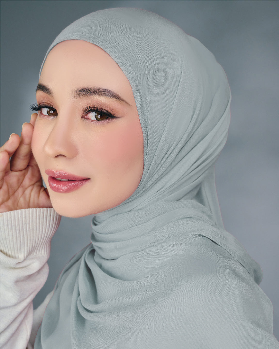 AZ NYNA SHAWL SKY BLUE