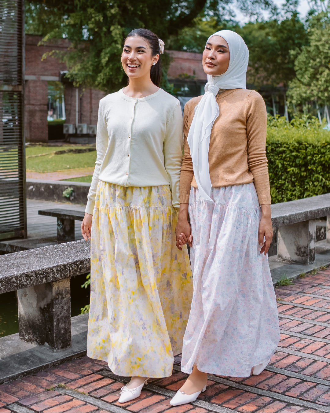 WANDERBLOOM SKIRT PURPLE PEONY