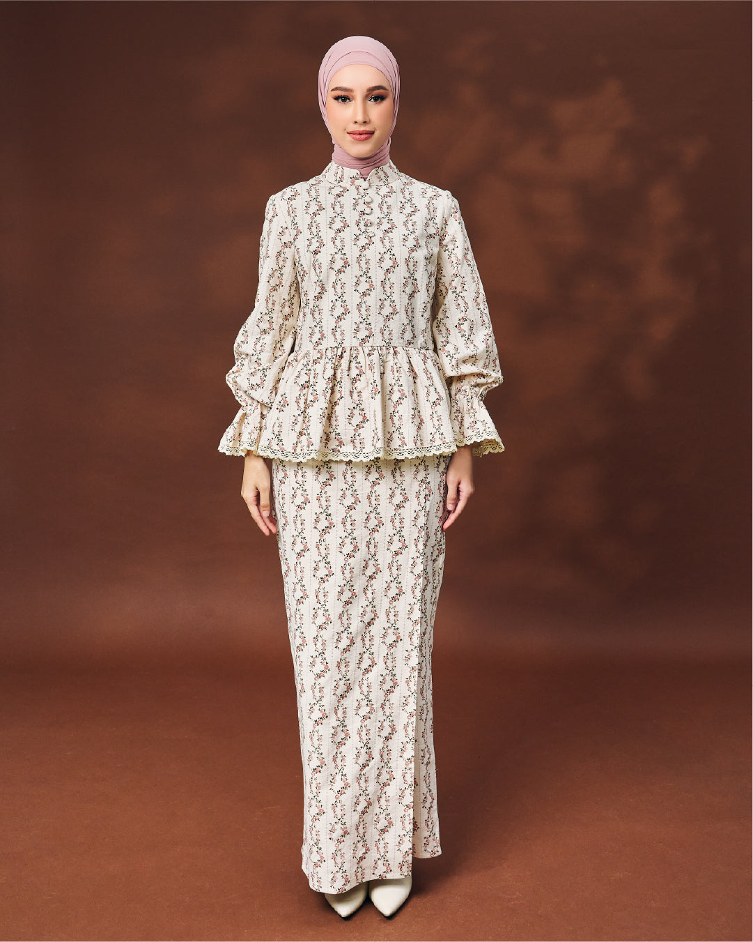 PART II: IRAMA - IRIS PEPLUM KURUNG CREAM