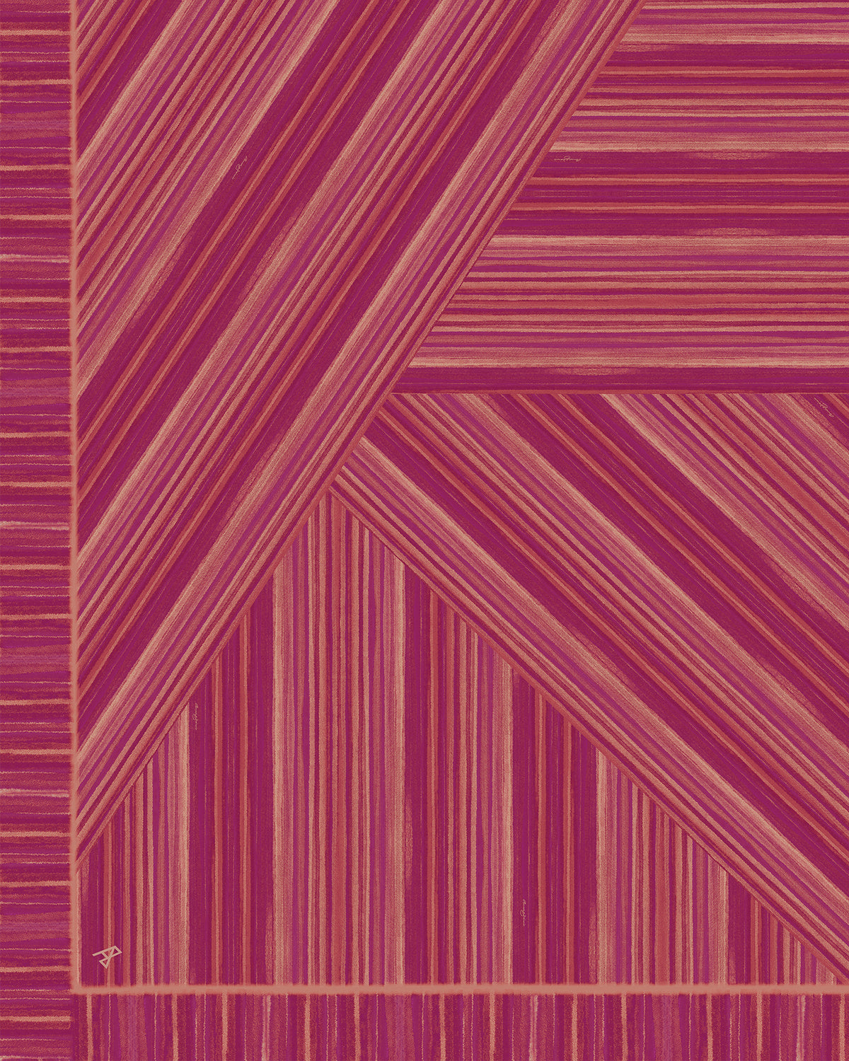 AZ LINDY BORDEAUX ROSE