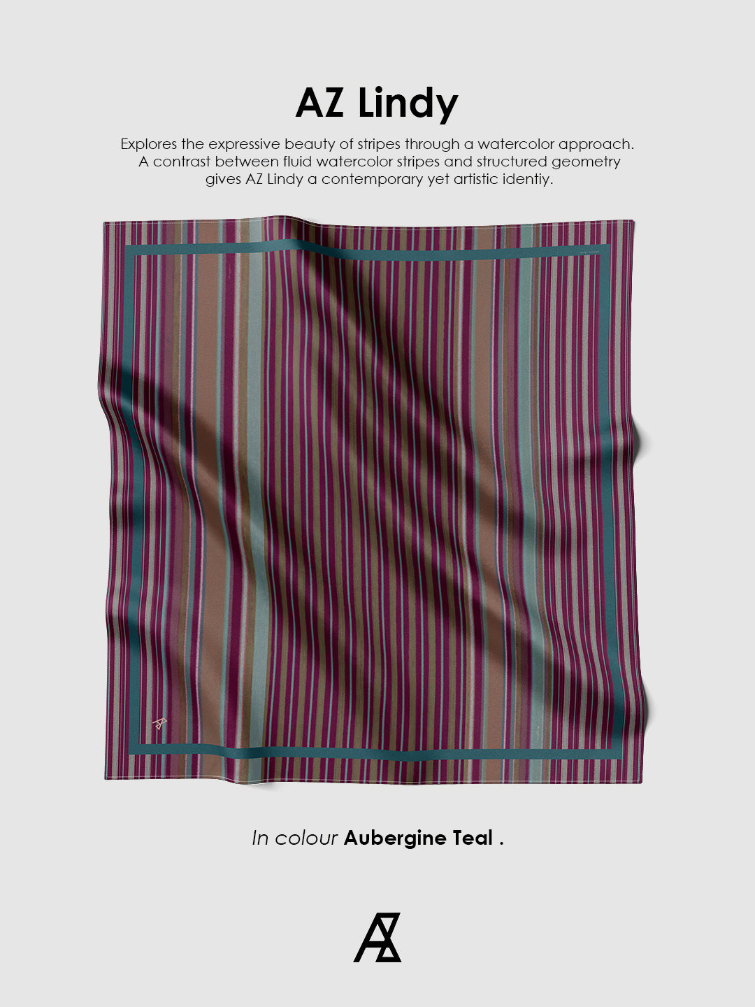AZ LINDY AUBERAINE TEAL