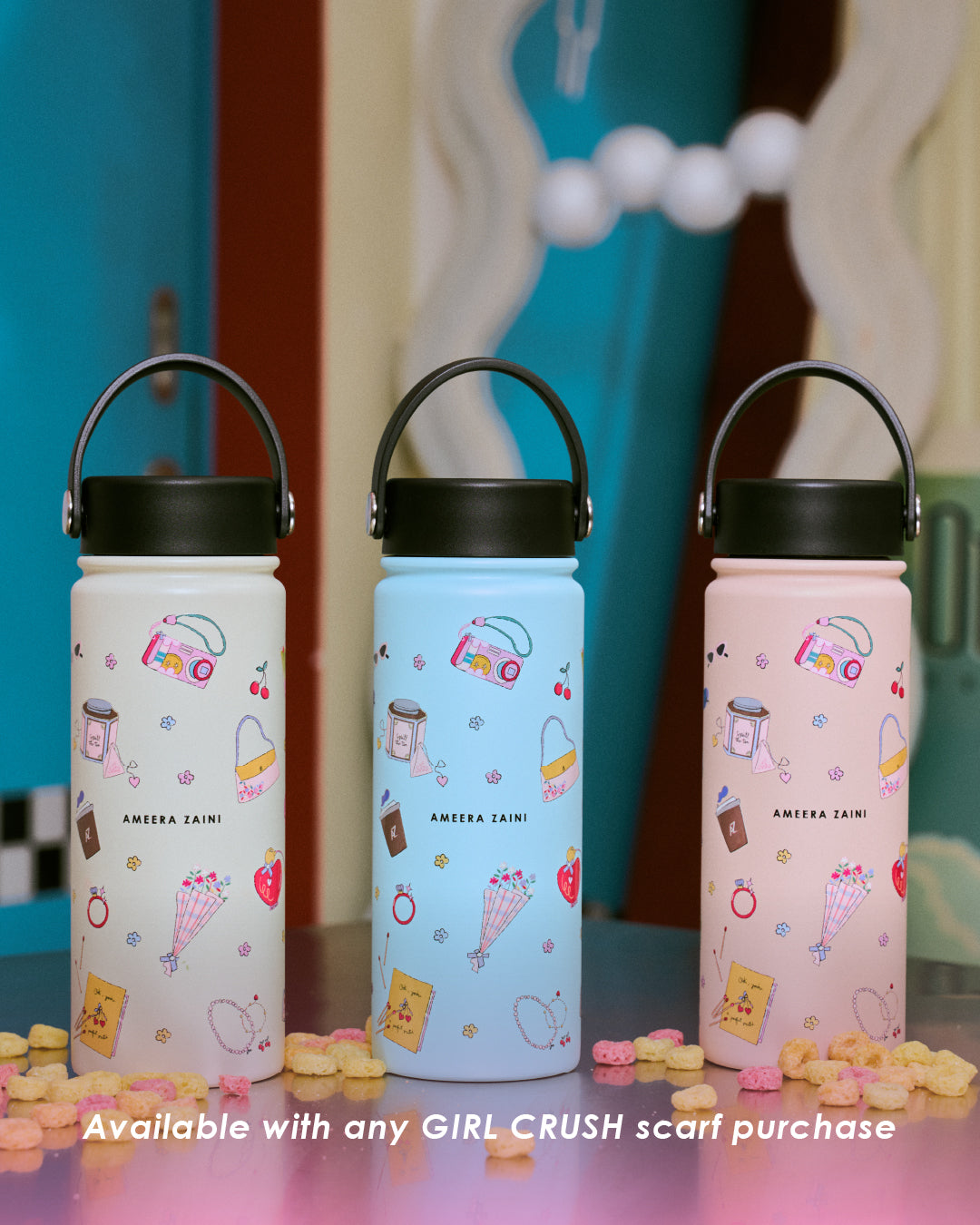 AZ GIRL CRUSH MONTIGO TUMBLER MIDTOWN PEARL (18oz) [COMBO ONLY - Not sold separately]