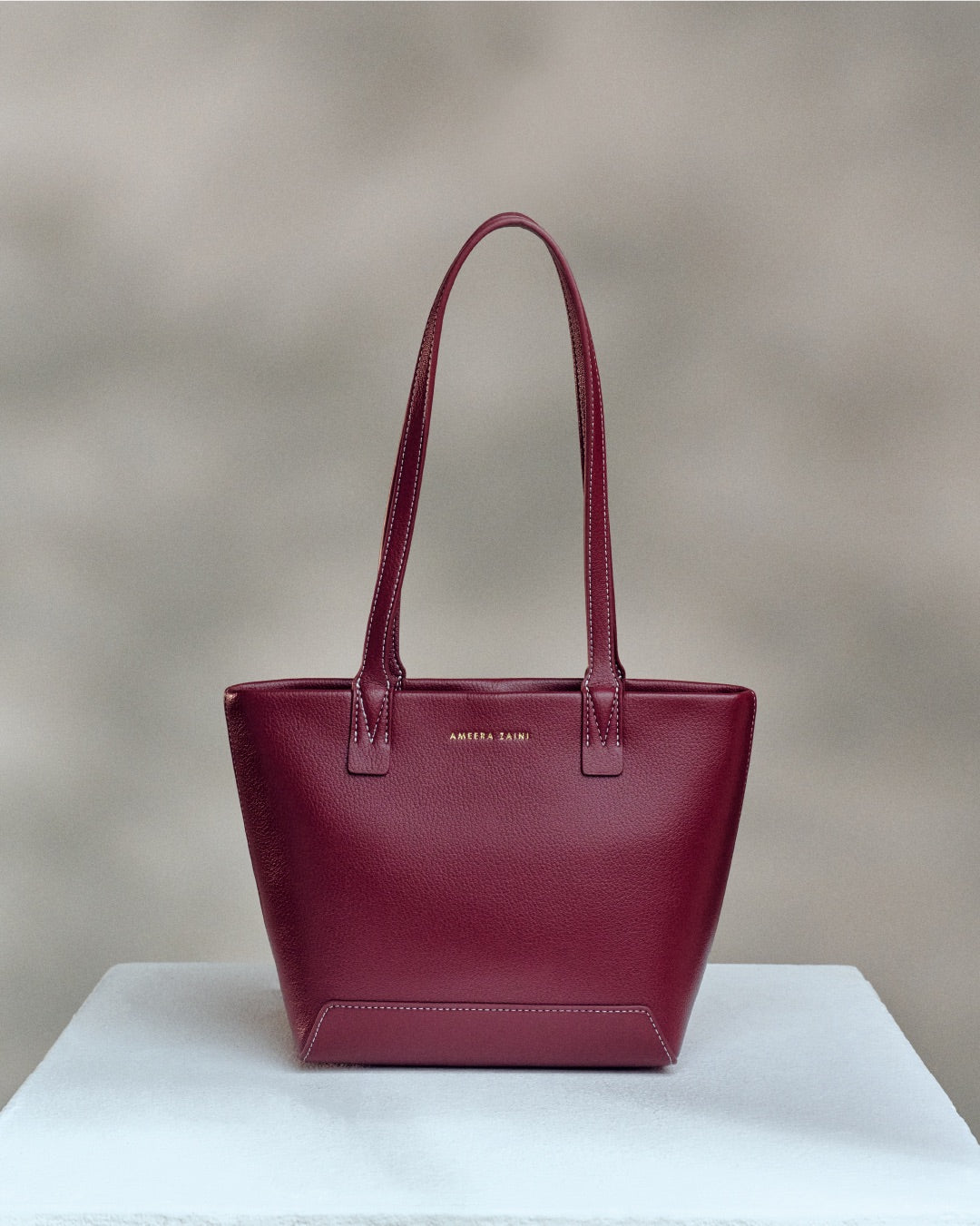 MULA MINI TOTE BAG BURGUNDY