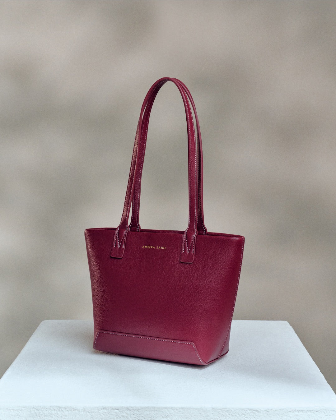 MULA MINI TOTE BAG BURGUNDY