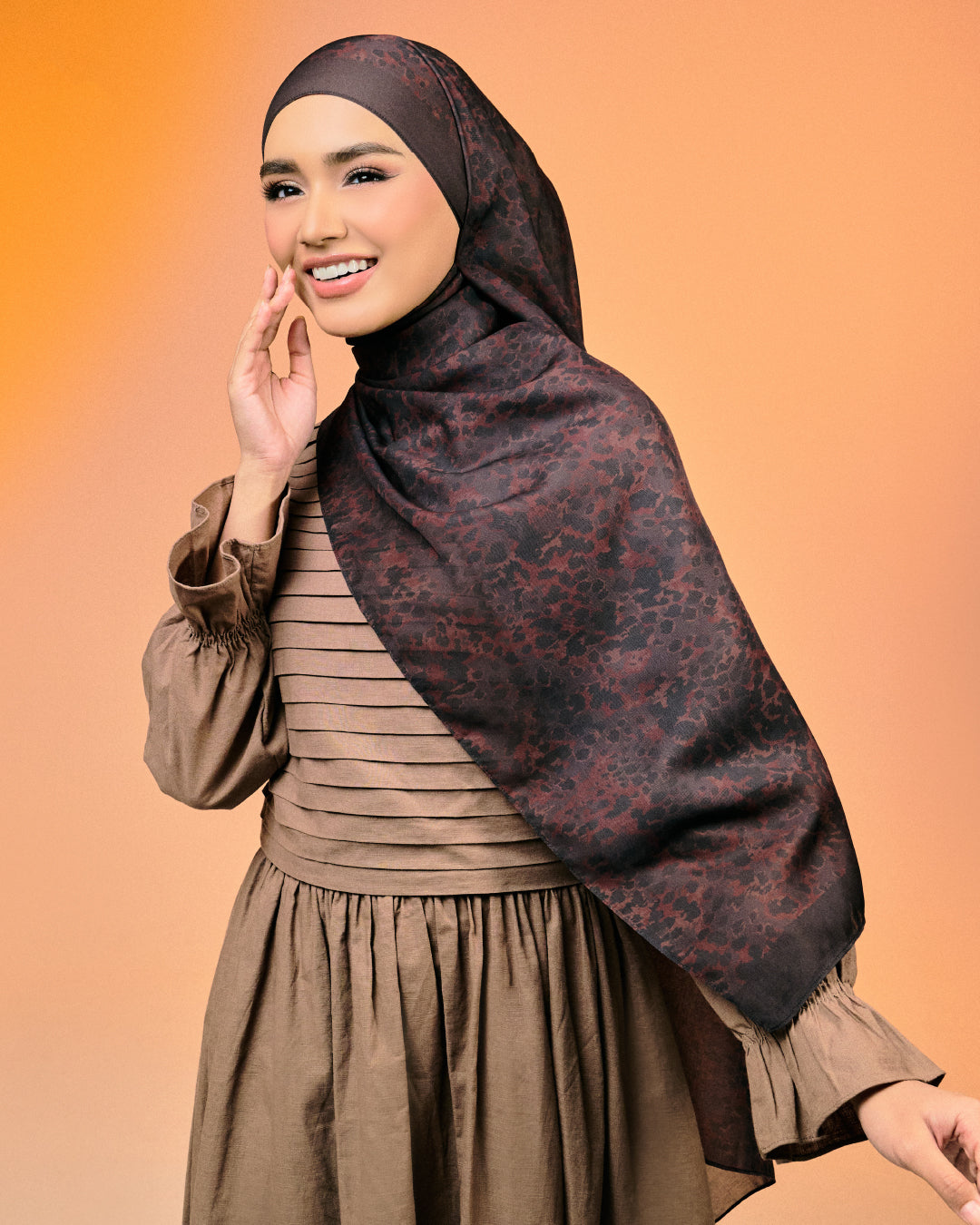 AZ NALA SHAWL BLACKBERRY