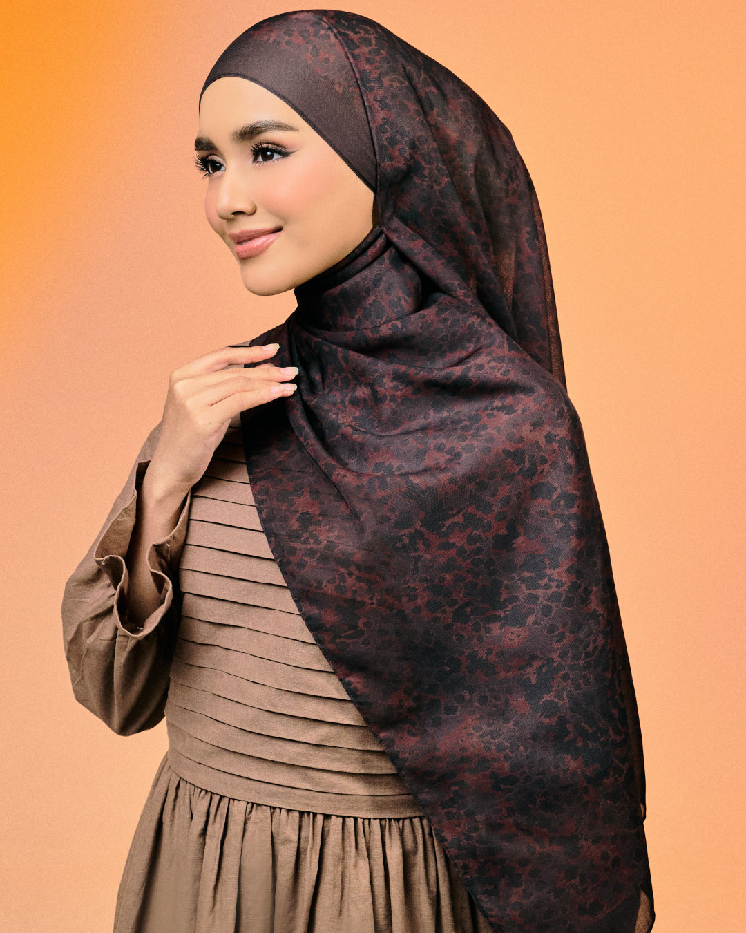 AZ NALA SHAWL BLACKBERRY