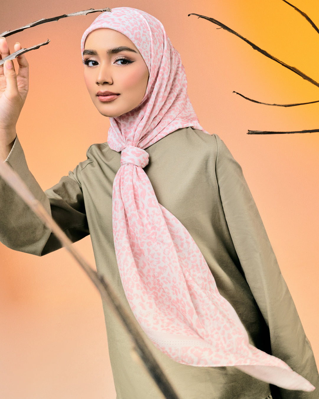 AZ NALA SQUARE DUSKY PUCE