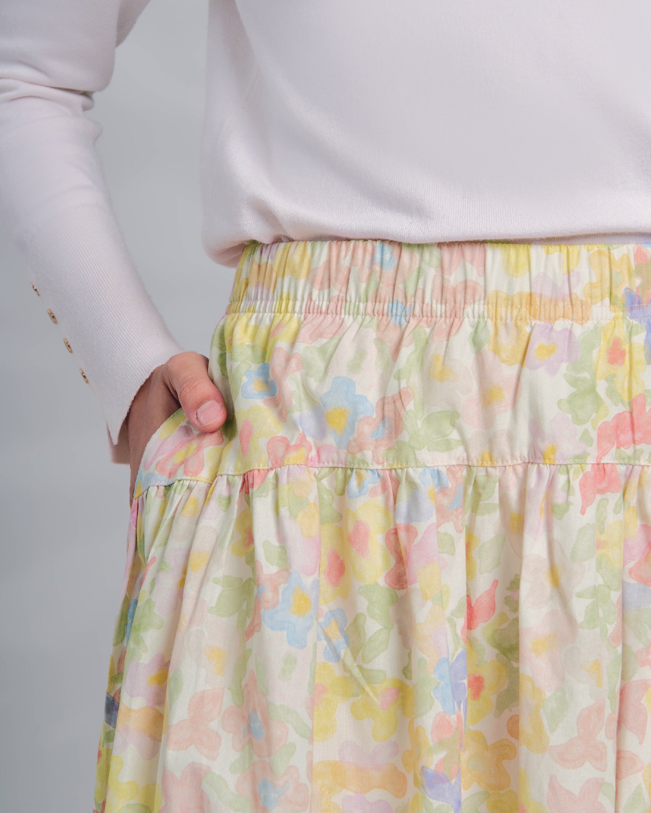 WANDERBLOOM SKIRT BUTTERCUP