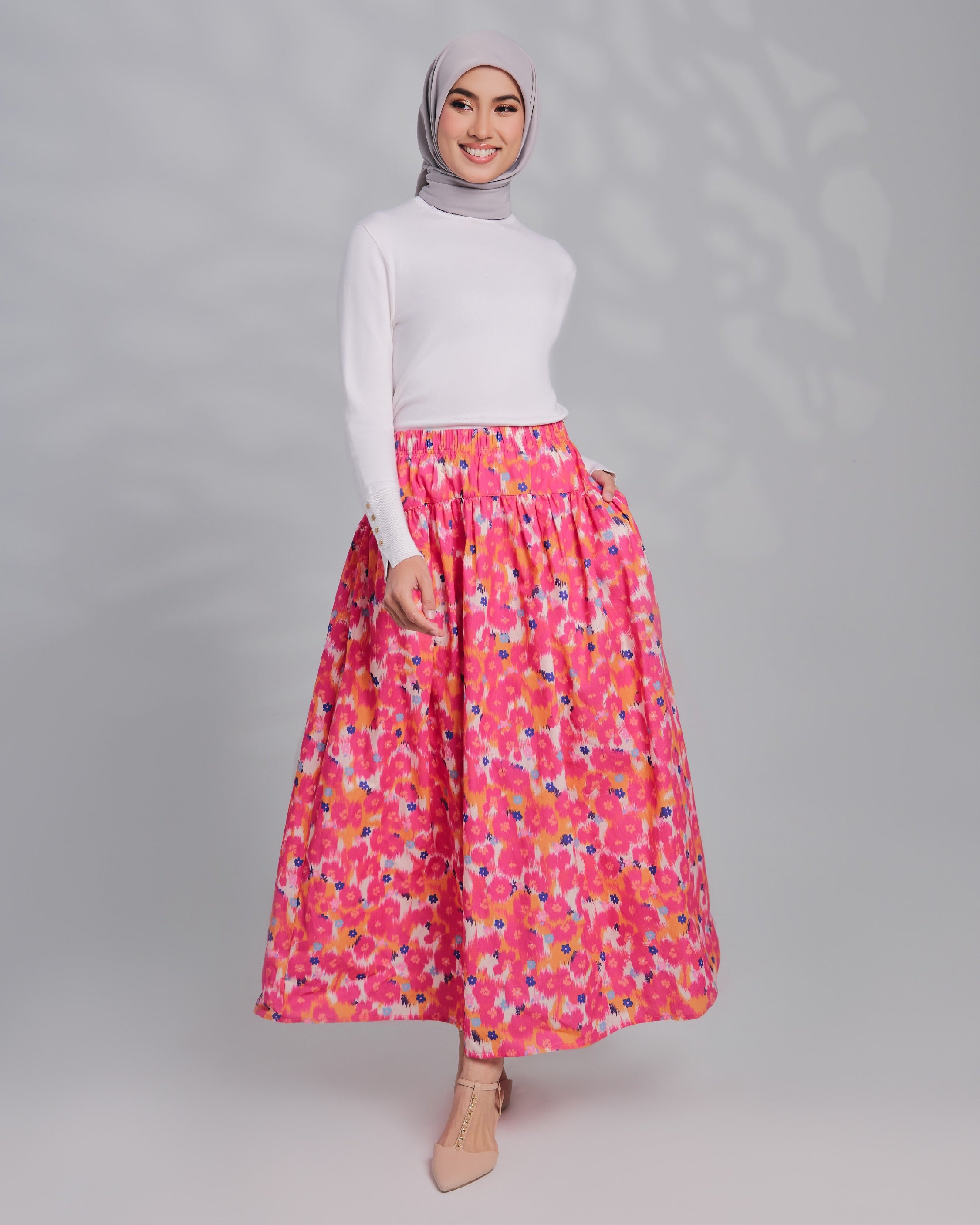 WANDERBLOOM SKIRT CAMELLIA