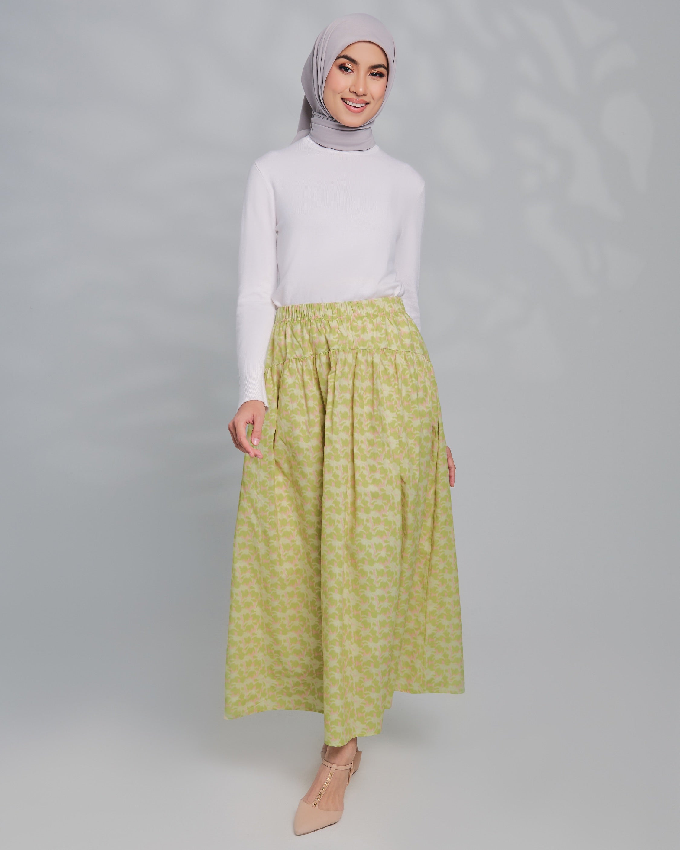 WANDERBLOOM SKIRT CITRUS