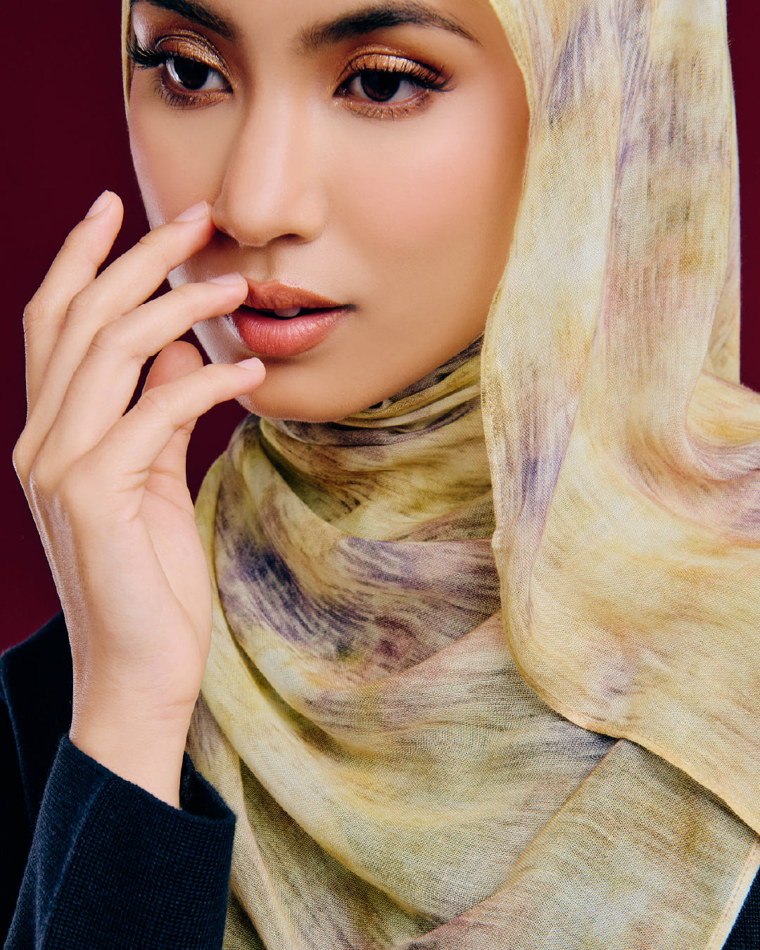 AZ ARBI MODAL SHAWL FLEUR