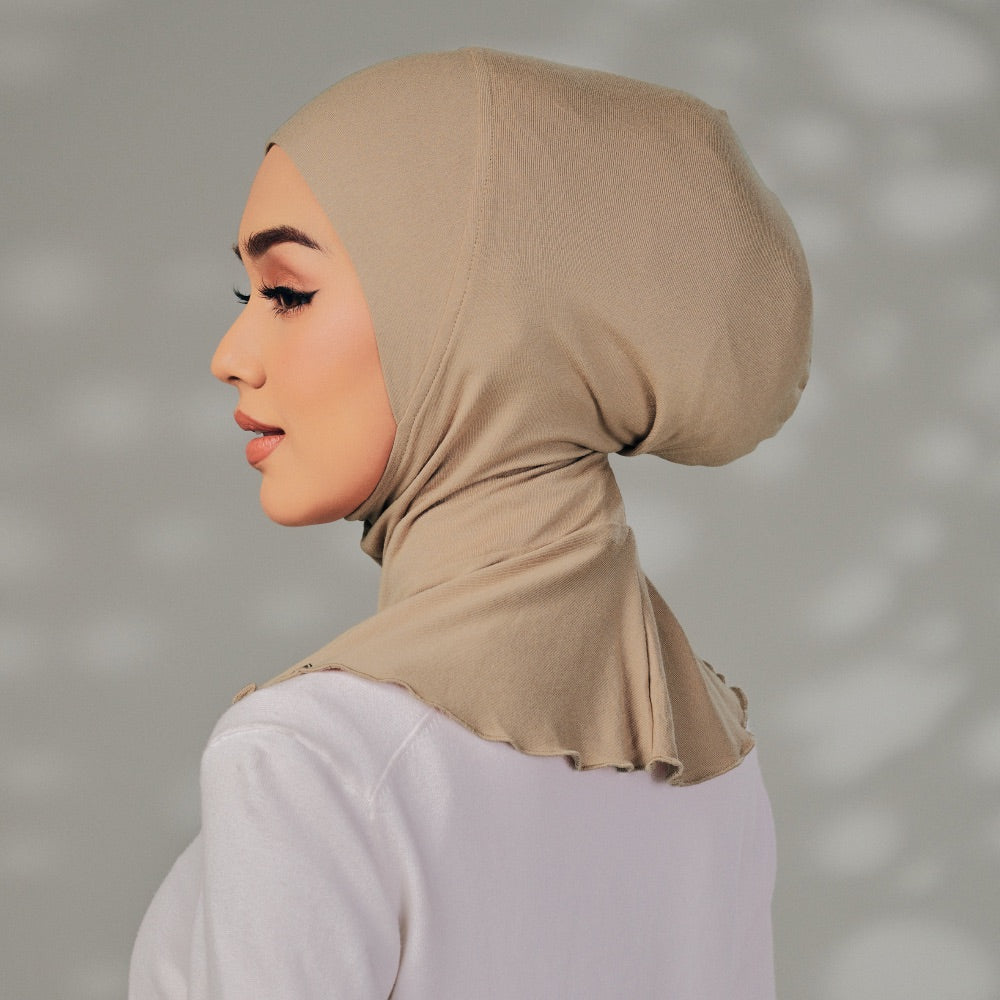 AZ FERRA NECK COVERED INNER COCOA