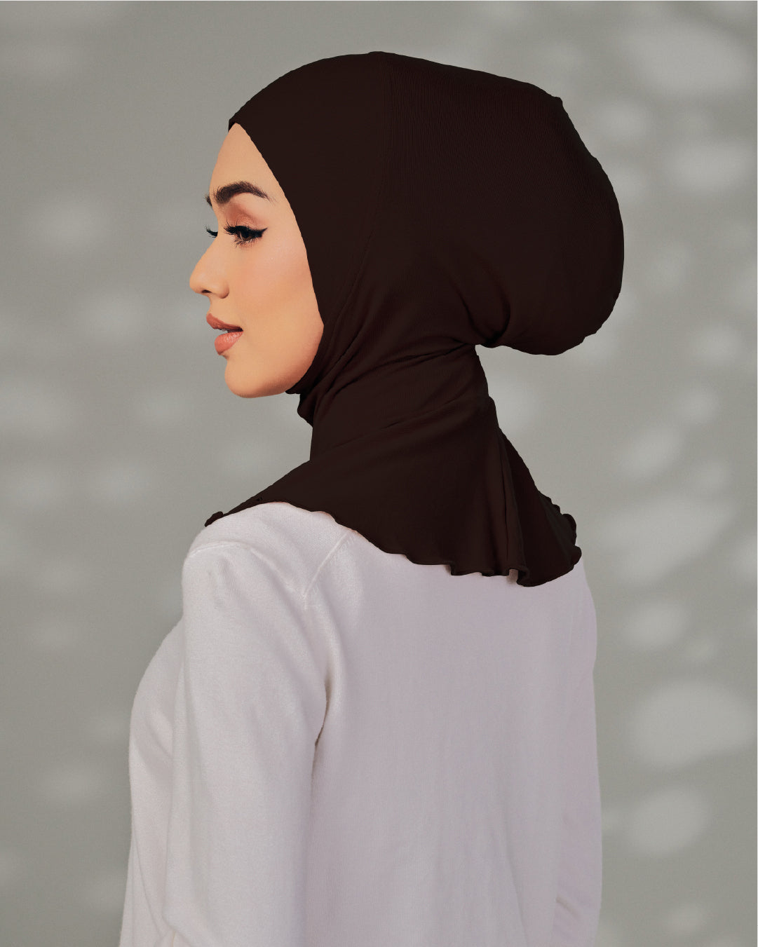 AZ FERRA NECK COVERED INNER RICH BROWN