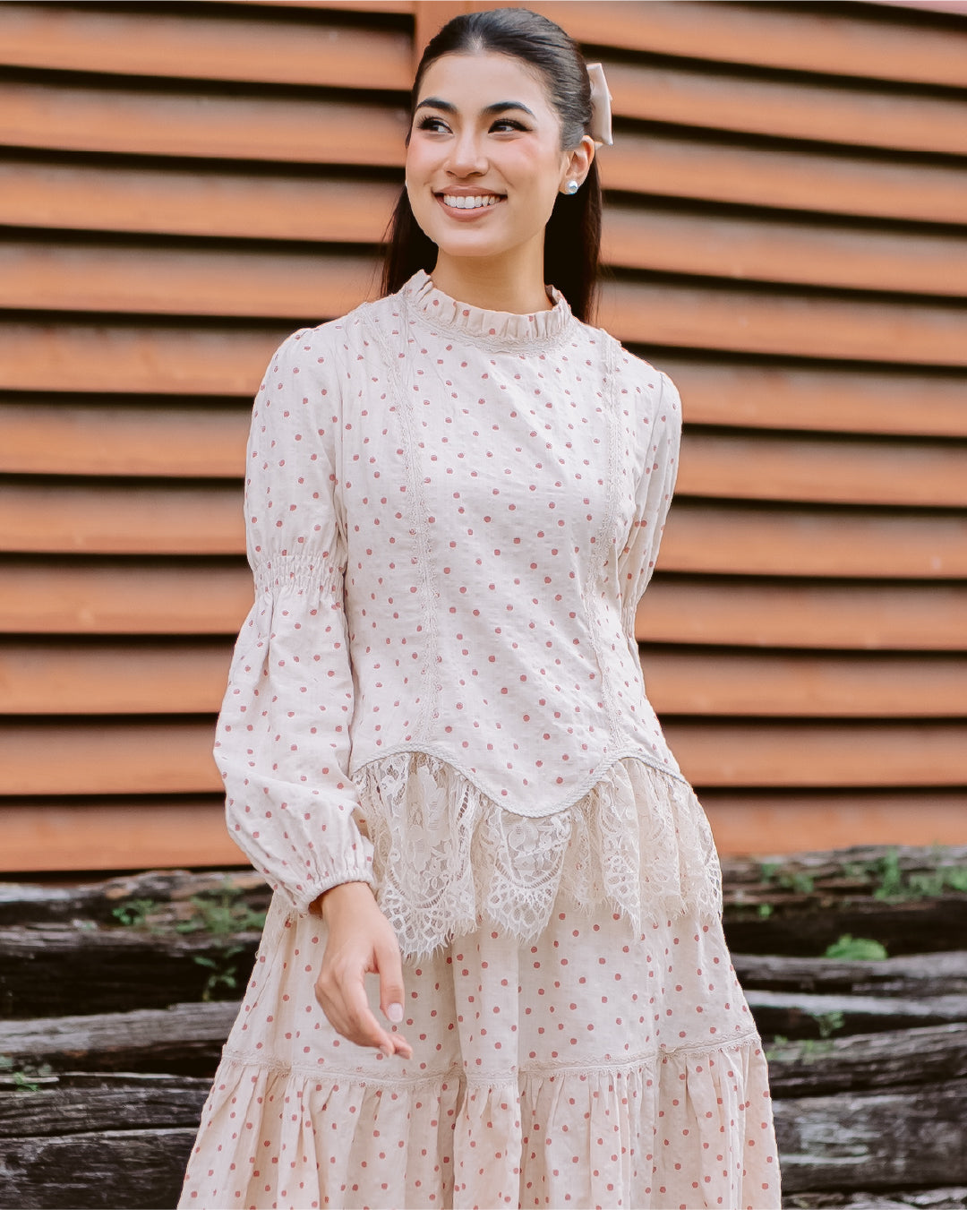 THE CHIC DOTS : CHIC SET - BLUSHBERRY LACE