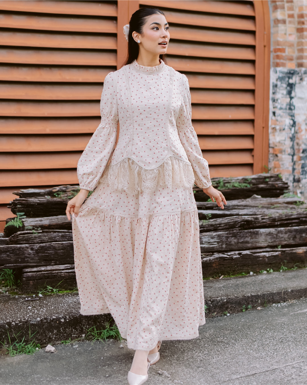 THE CHIC DOTS : CHIC SET - BLUSHBERRY LACE
