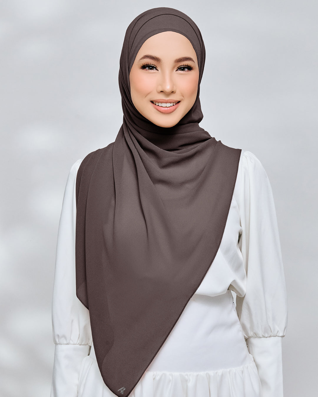 AZ IVY SHAWL DEEP PLUM