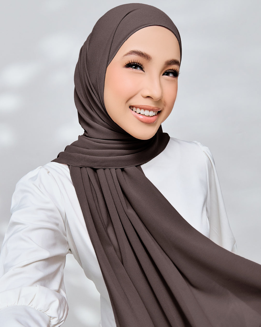 AZ IVY SHAWL DEEP PLUM
