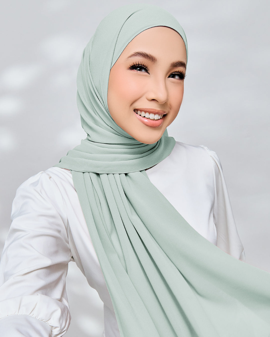 AZ IVY SHAWL DUSTY SAGE