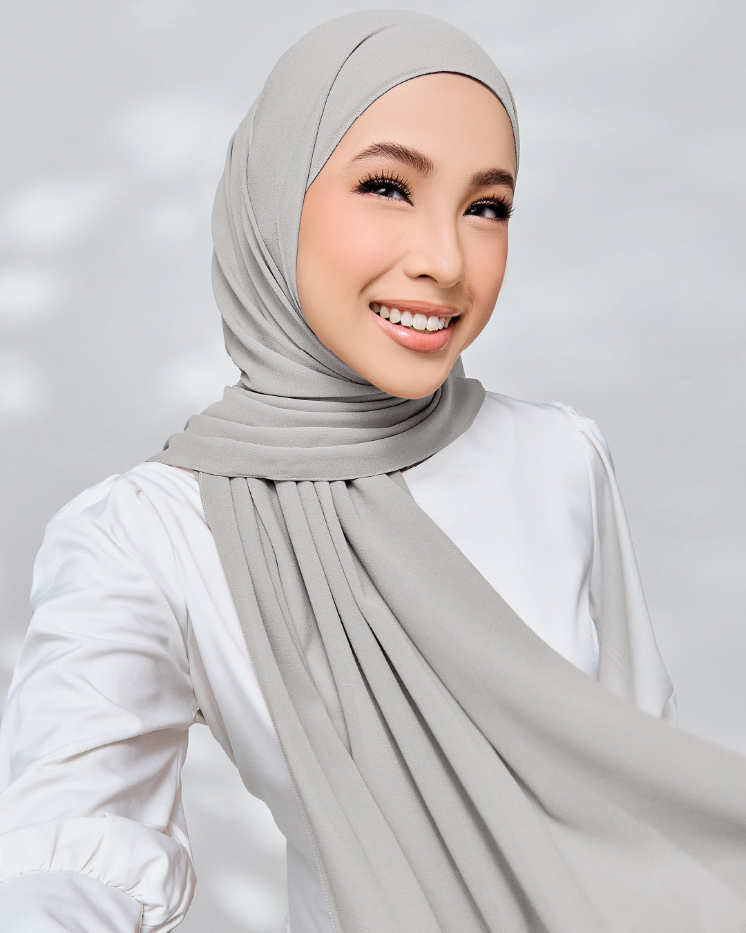 AZ IVY SHAWL GULL GREY