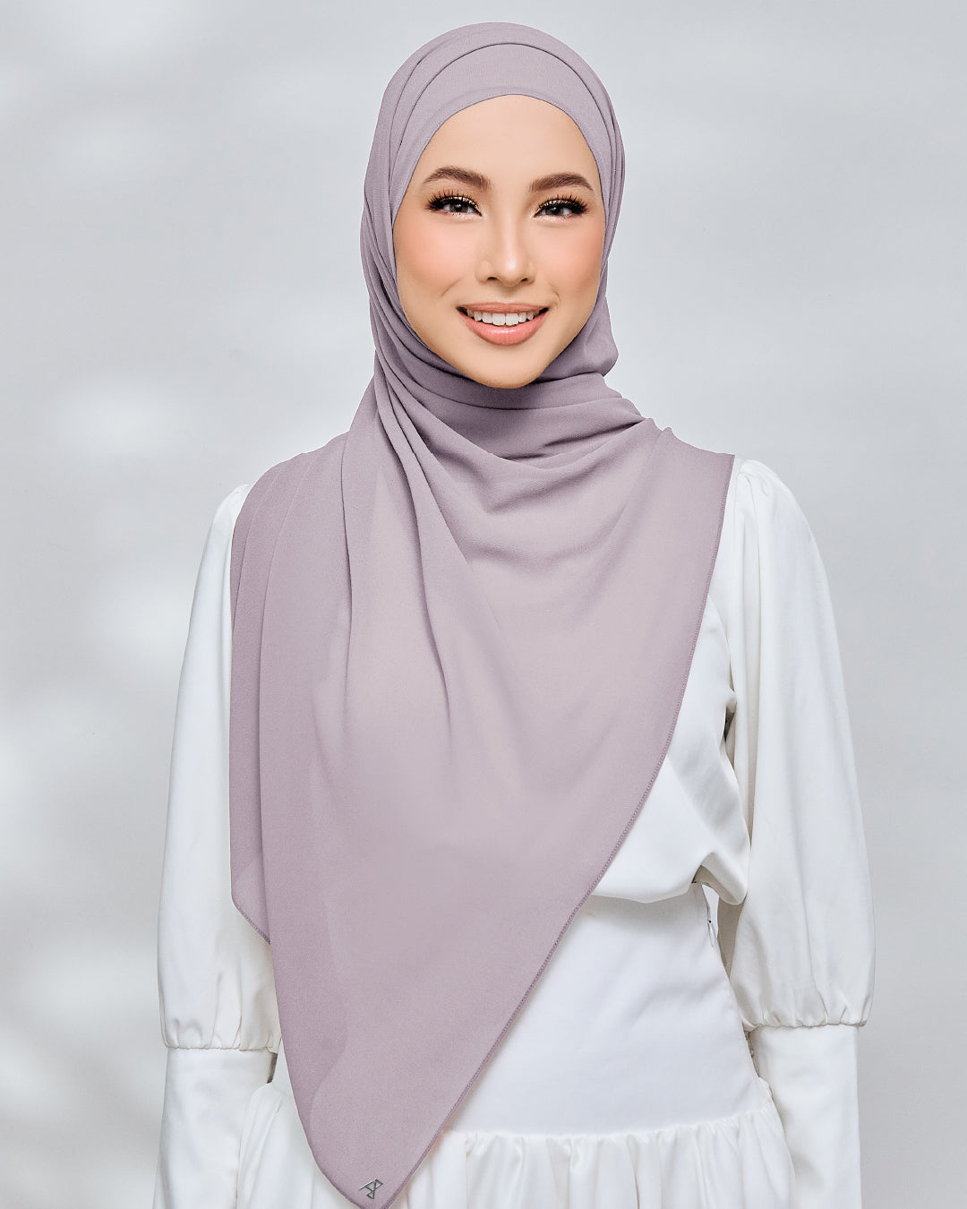 AZ IVY SHAWL LILAC ASH