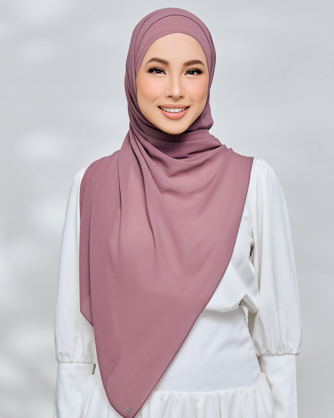 AZ IVY SHAWL RASPBERRY