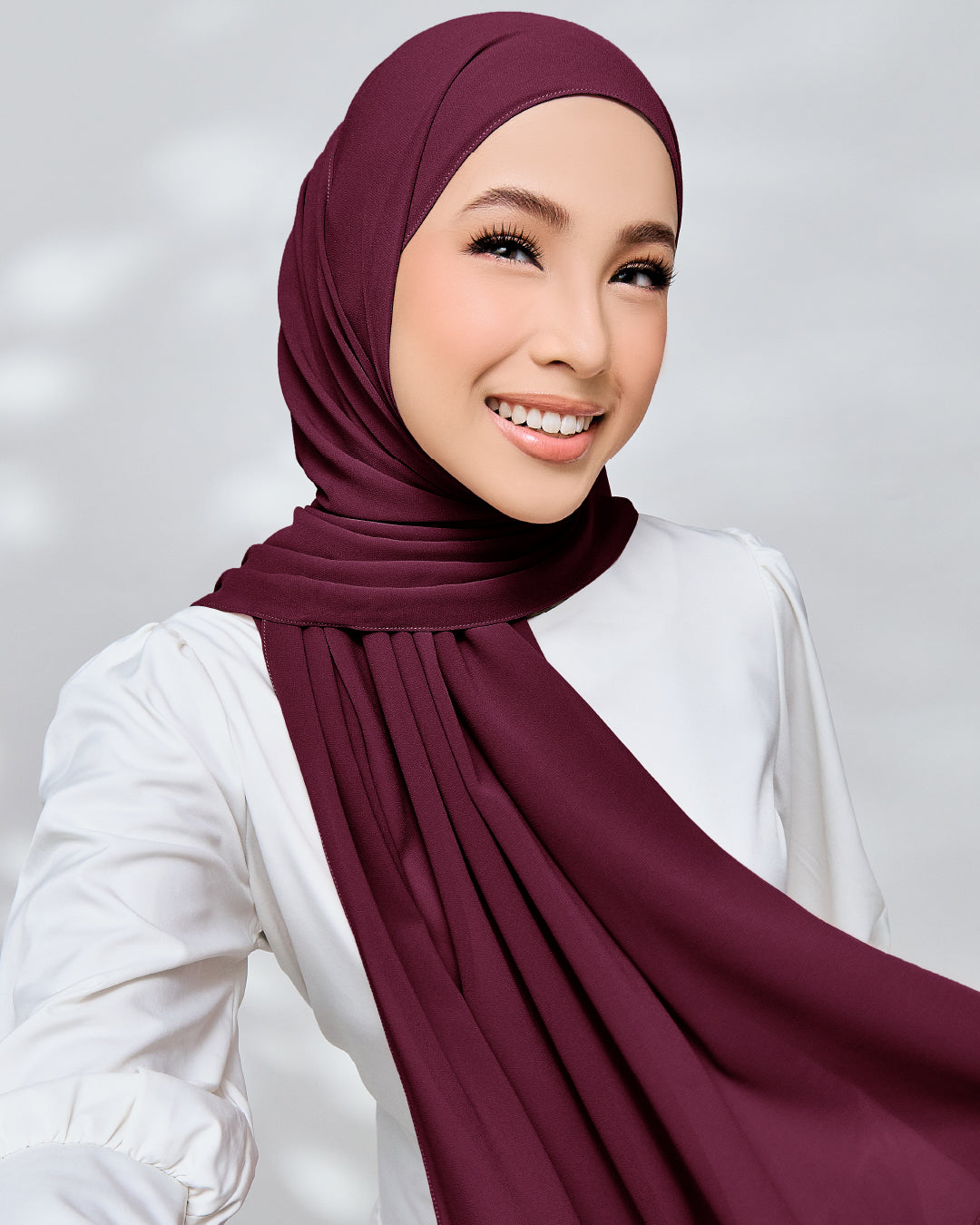 AZ IVY SHAWL SCARLET ROSE