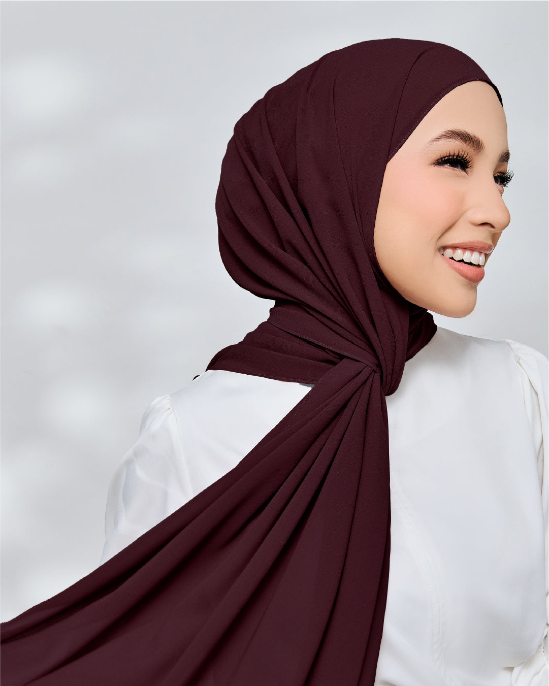 AZ IVY SHAWL 3.0 BURGUNDY