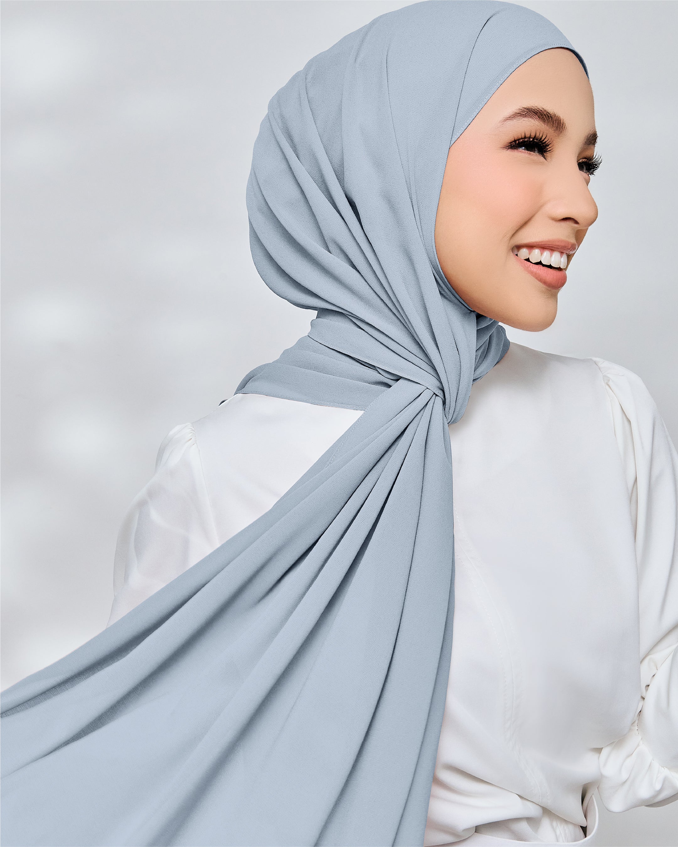 AZ IVY SHAWL NEW BABY BLUE