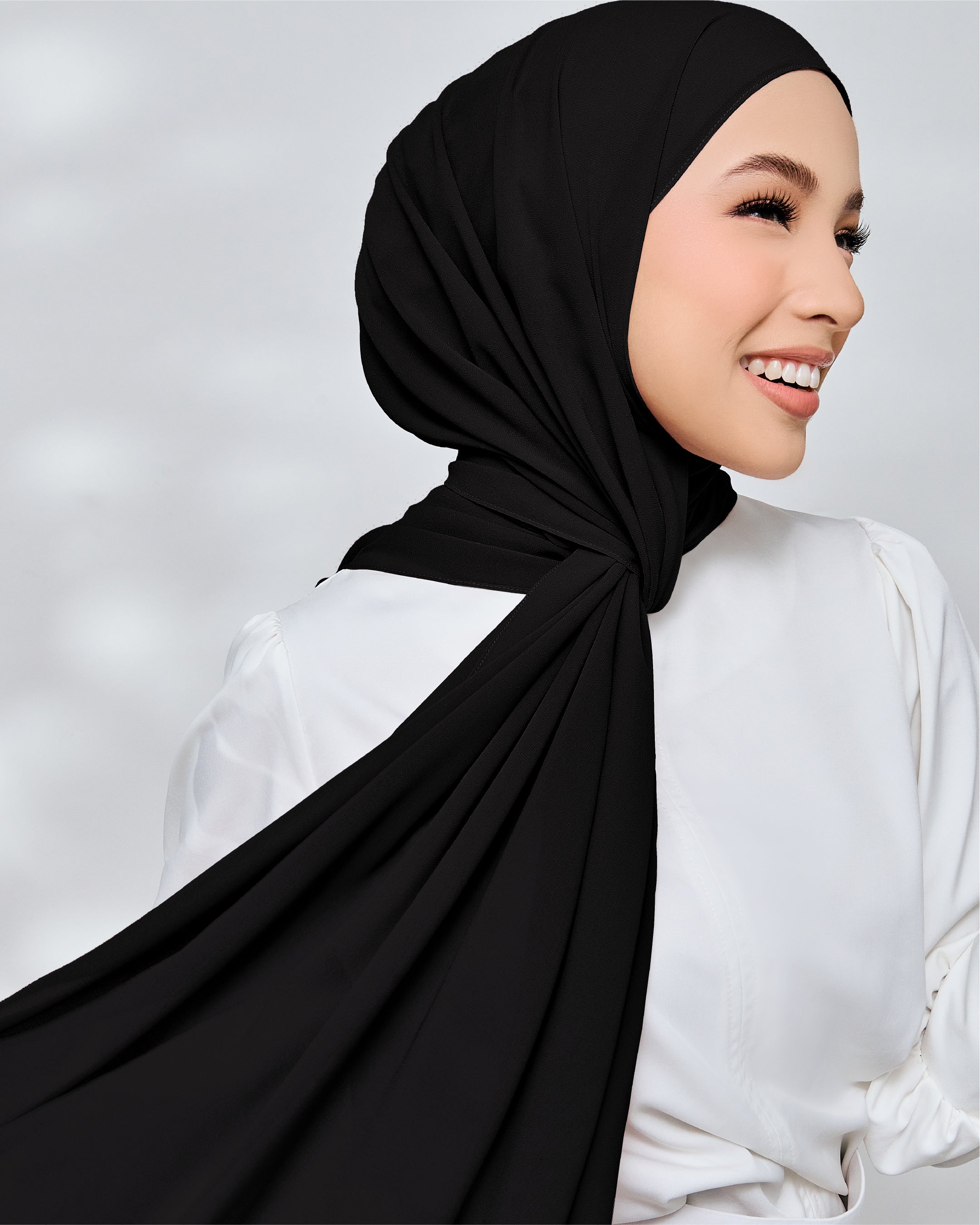 AZ IVY SHAWL NEW BLACK