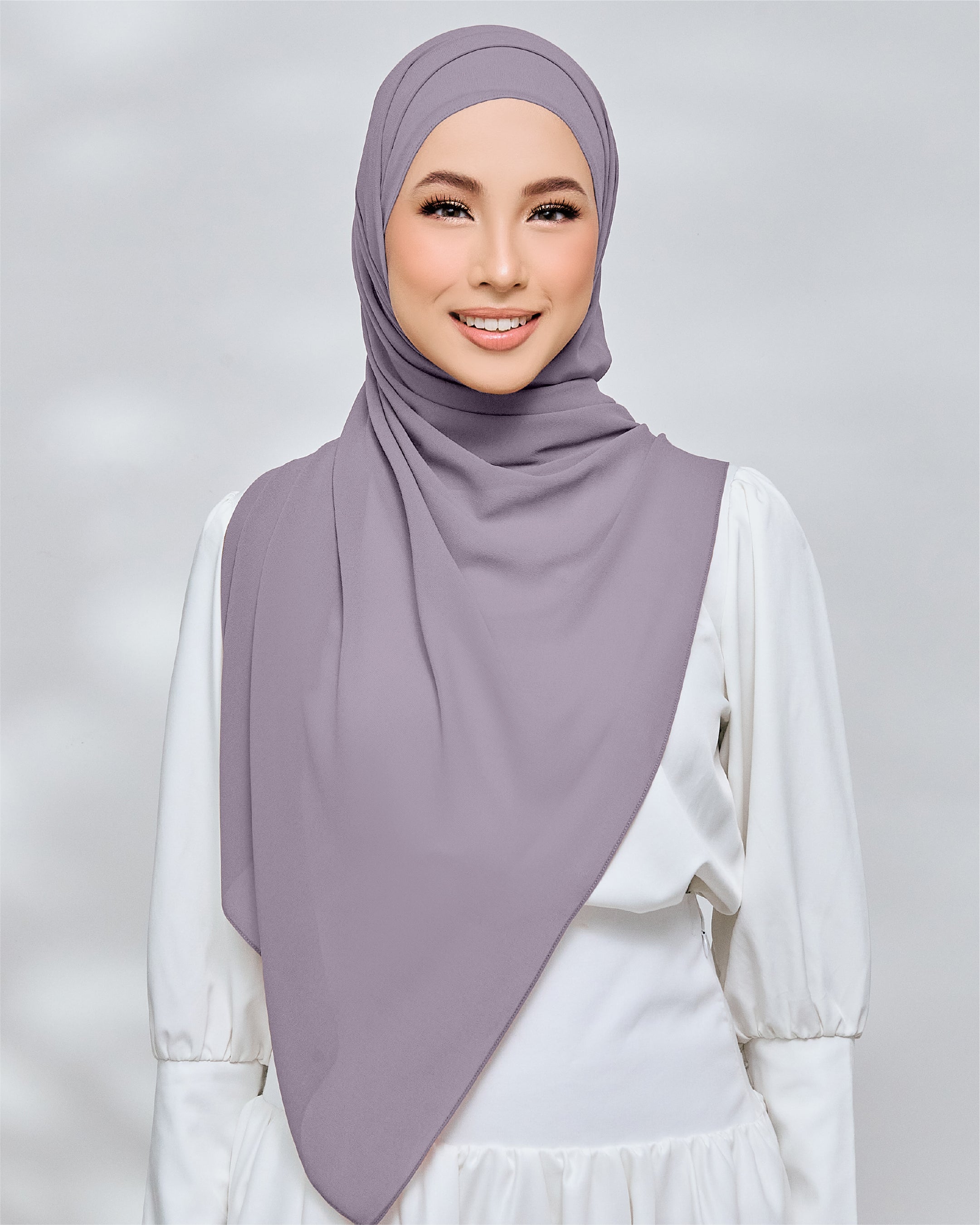 AZ IVY SHAWL NEW FADED PURPLE
