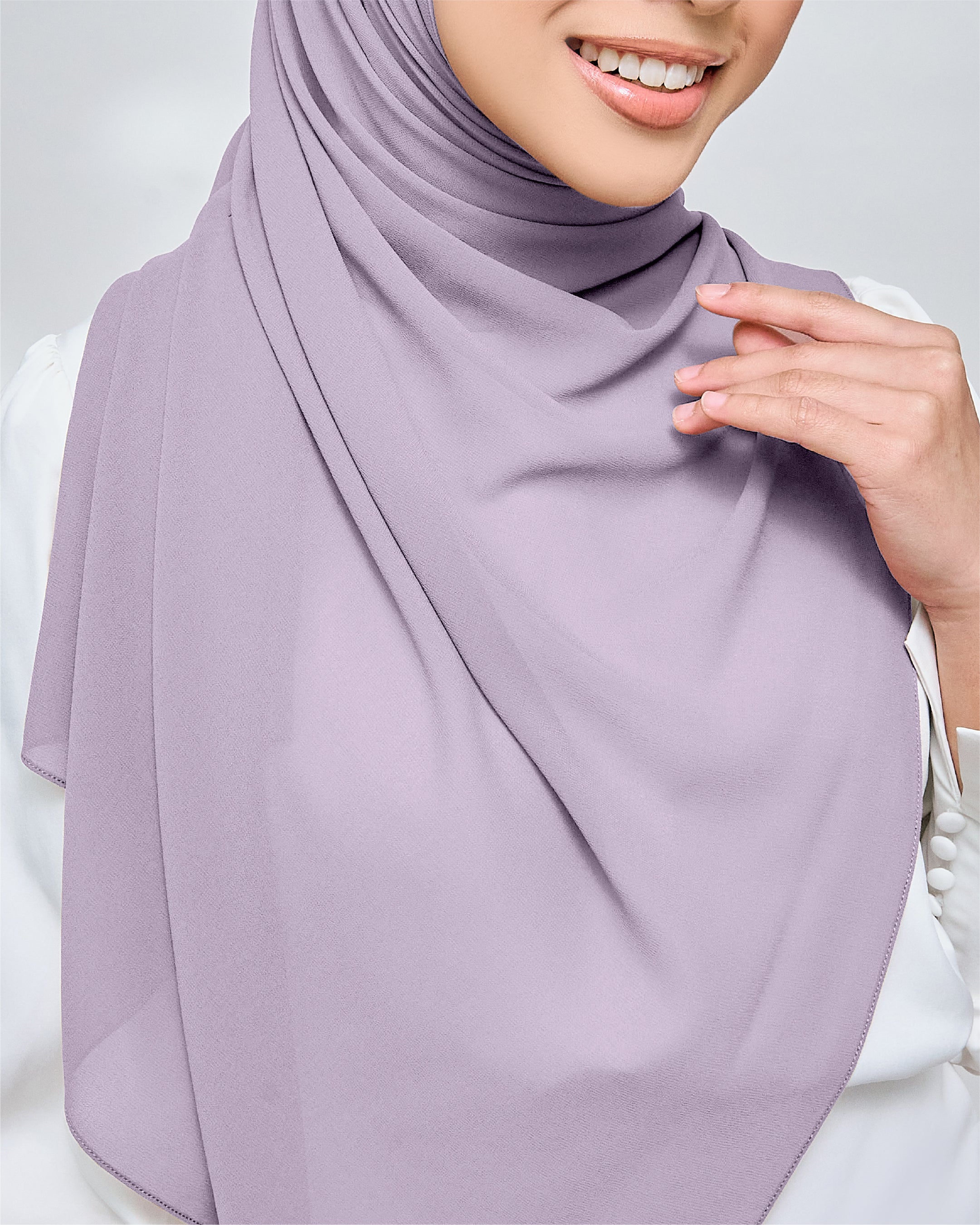 AZ IVY SHAWL NEW LILAC ASH