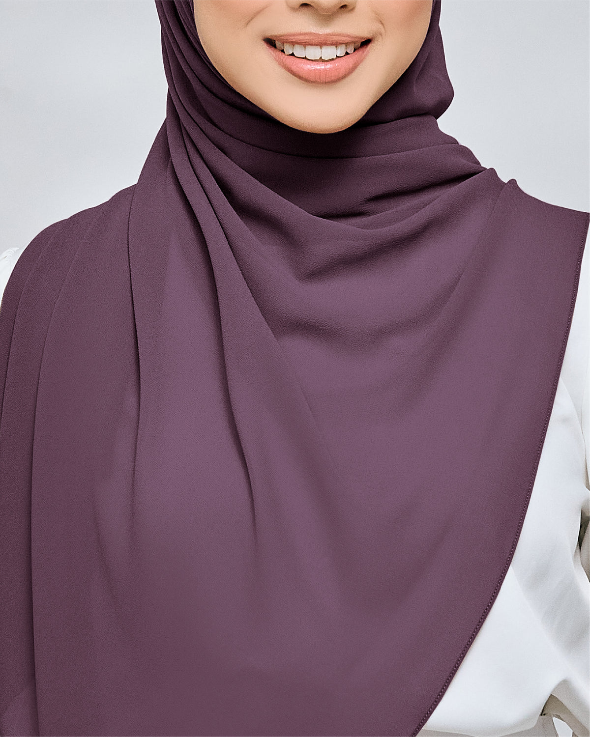 AZ IVY SHAWL NEW PLUMBERRY