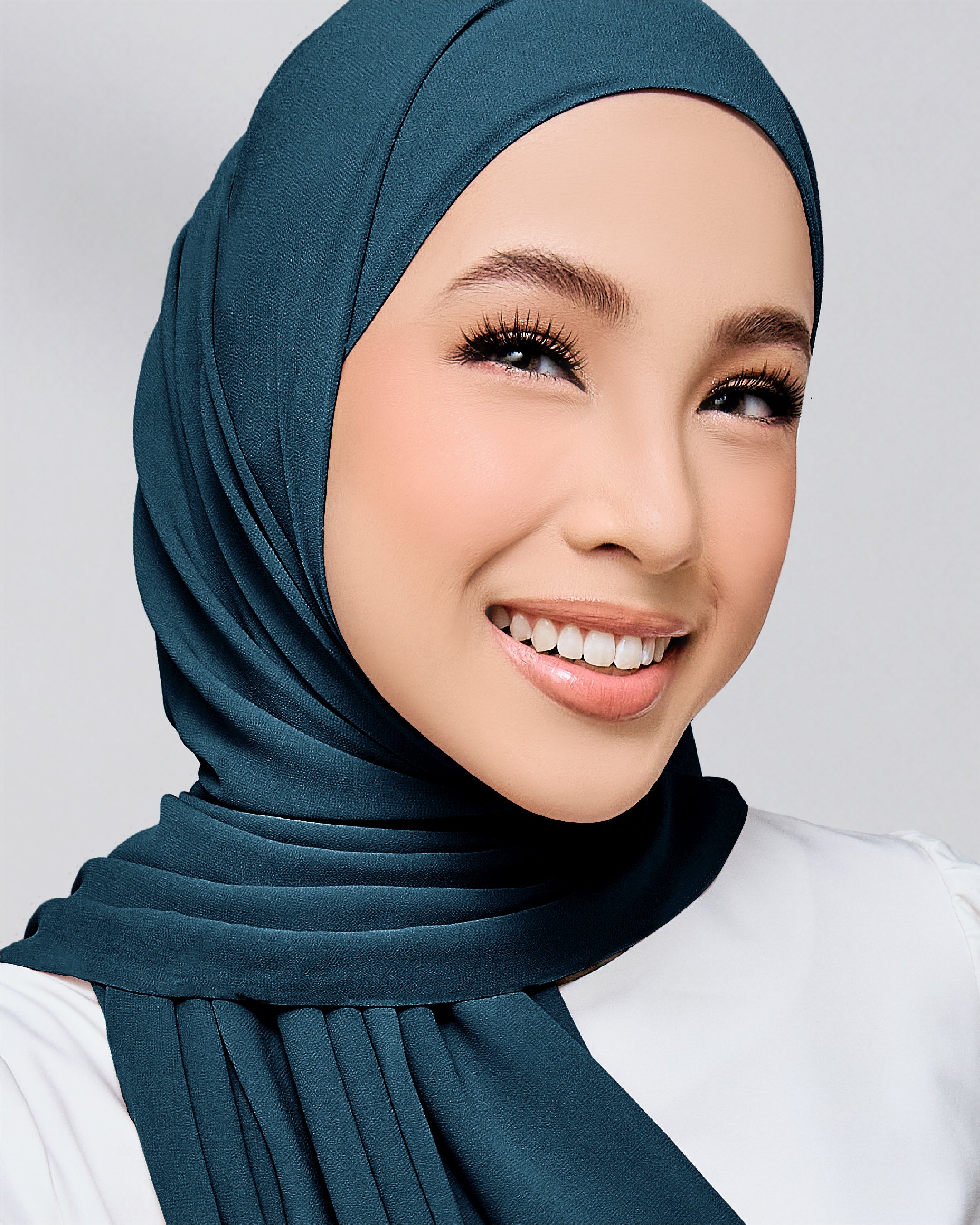 AZ IVY SHAWL NEW TEAL BLUE