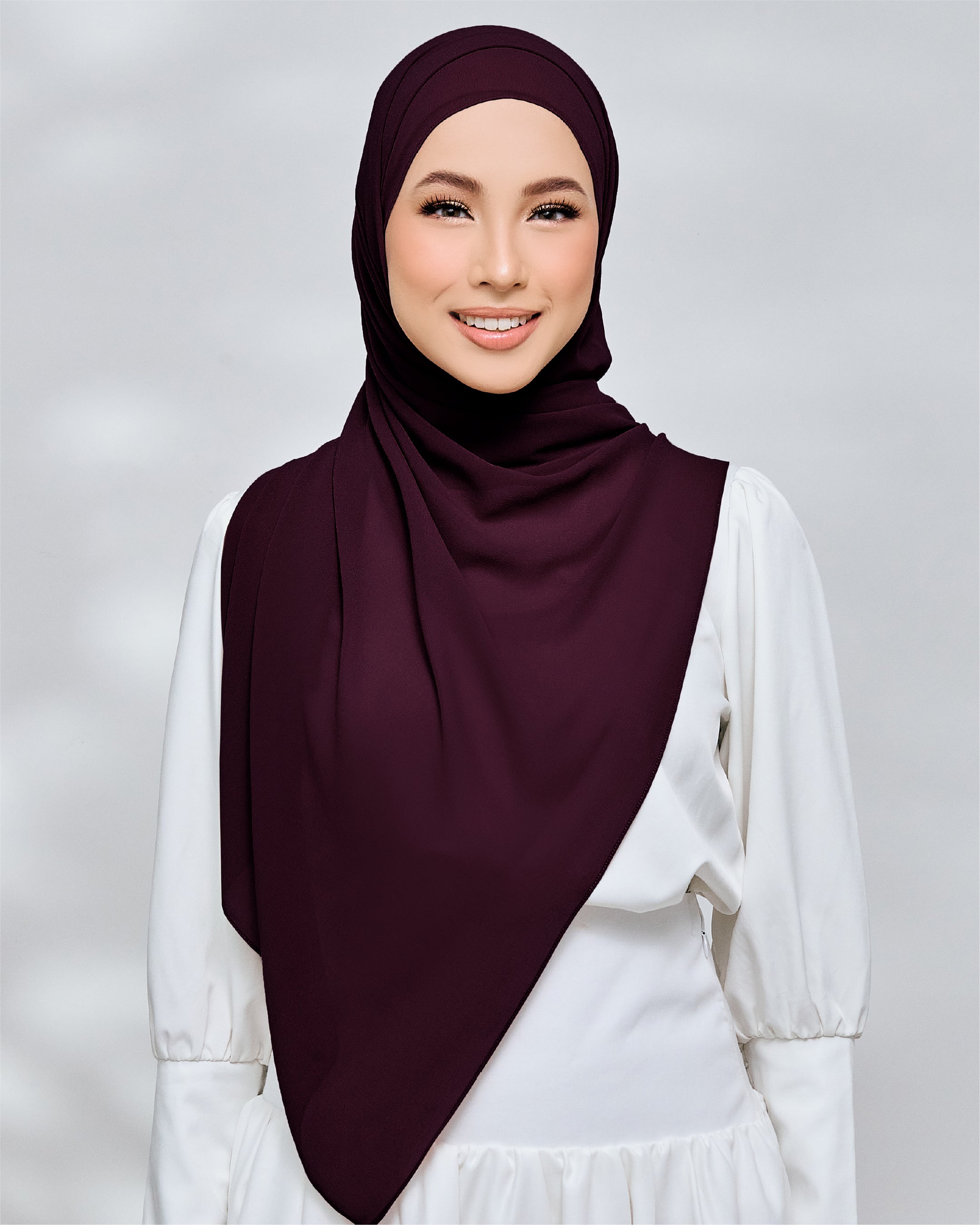 AZ IVY SHAWL NEW WINE